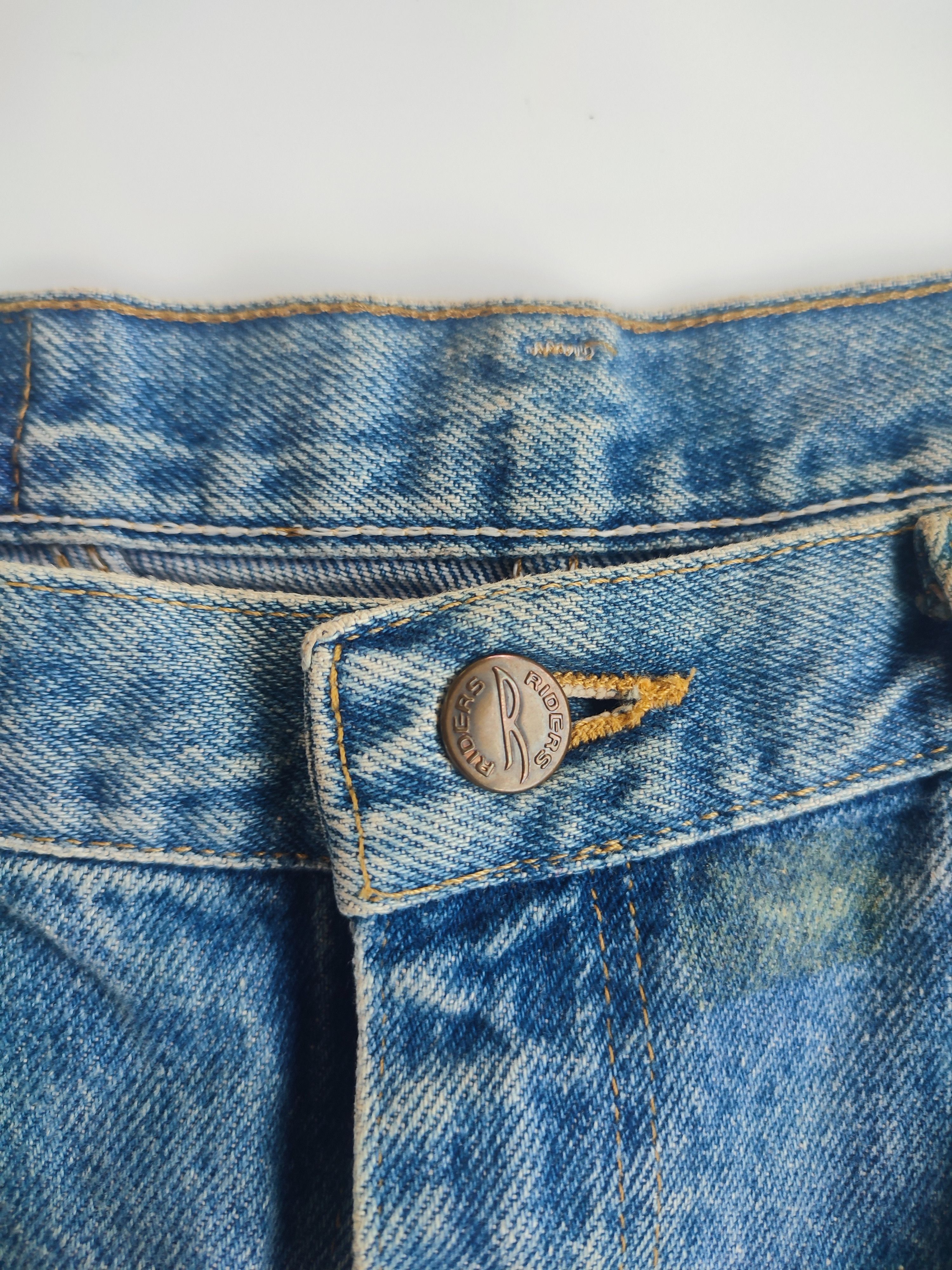 NFL RIDERS DENIM VINTAGE JEANS Size US 34 / EU 50 - 3 Thumbnail