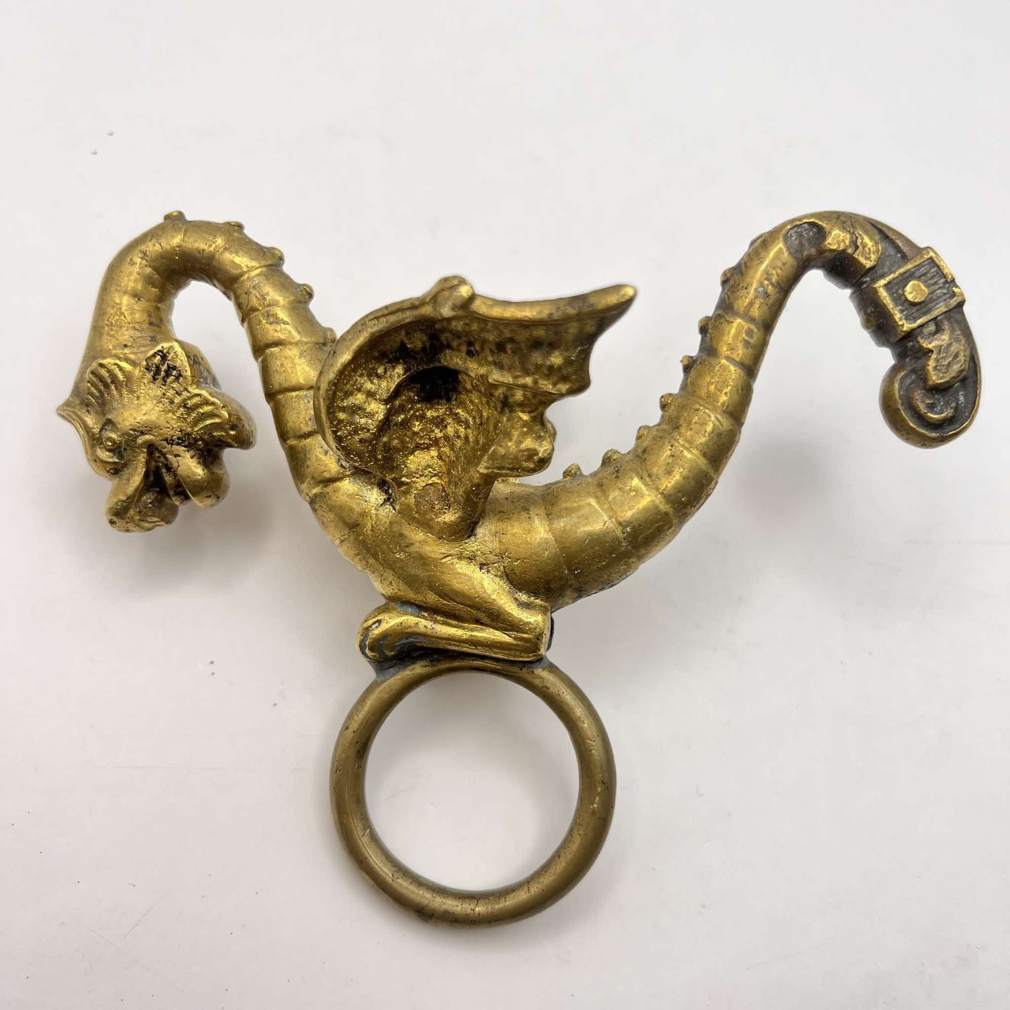 Other Antique Bronze Furniture Element Wall Hanger Holder Gryphon Size ONE SIZE - 3 Thumbnail