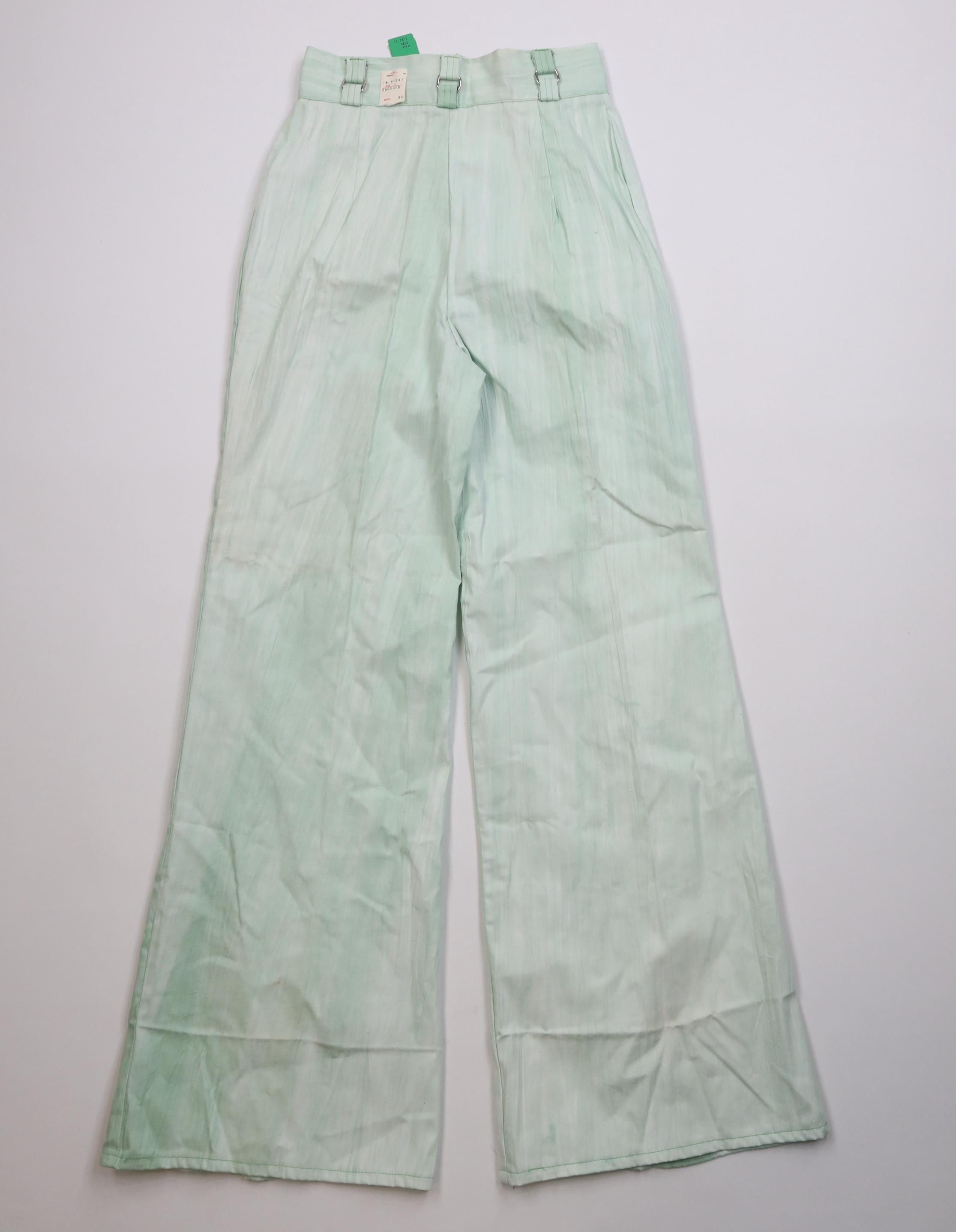 Vintage Deadstock Vintage 70s Streetwear Wide Leg Bell Bottoms Pants Size 32" / US 10 / IT 46 - 10 Thumbnail