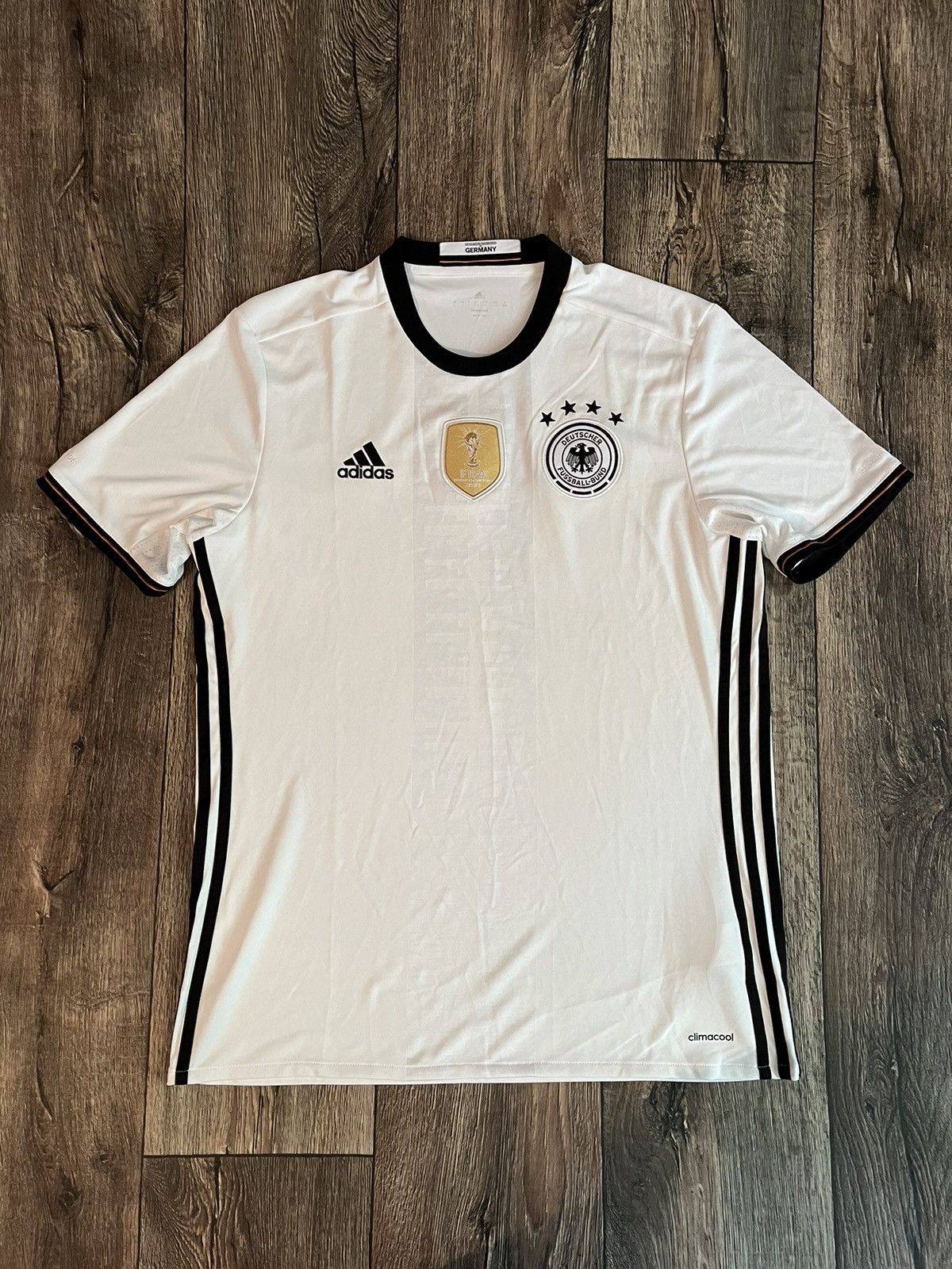 Adidas Adidas Germany 2016-2017 Home Football Jersey World Cup Size US L / EU 52-54 / 3 - 1 Thumbnail