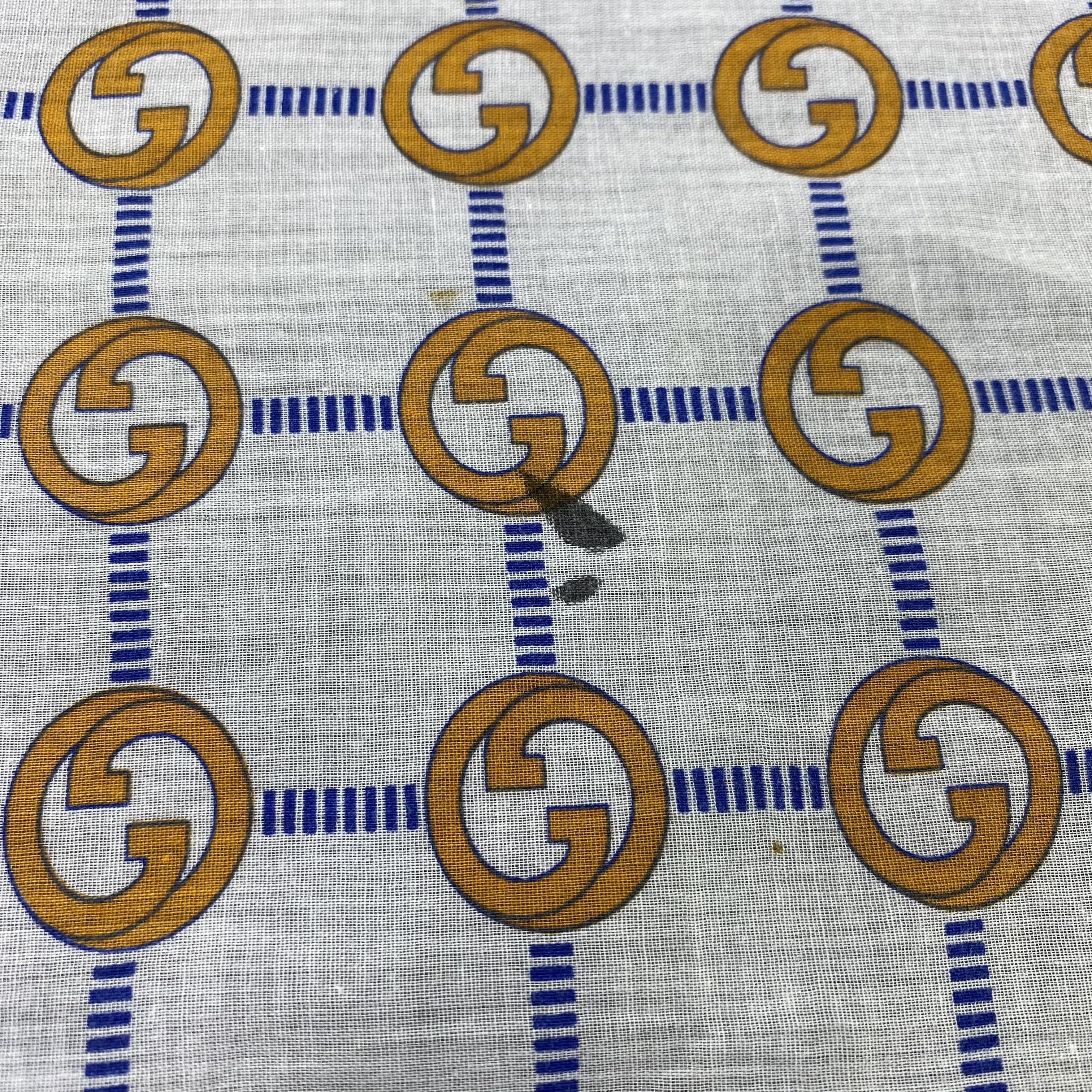Vintage Gucci Handkerchief Neckerchief Bandana-B1830 Size ONE SIZE - 7 Thumbnail