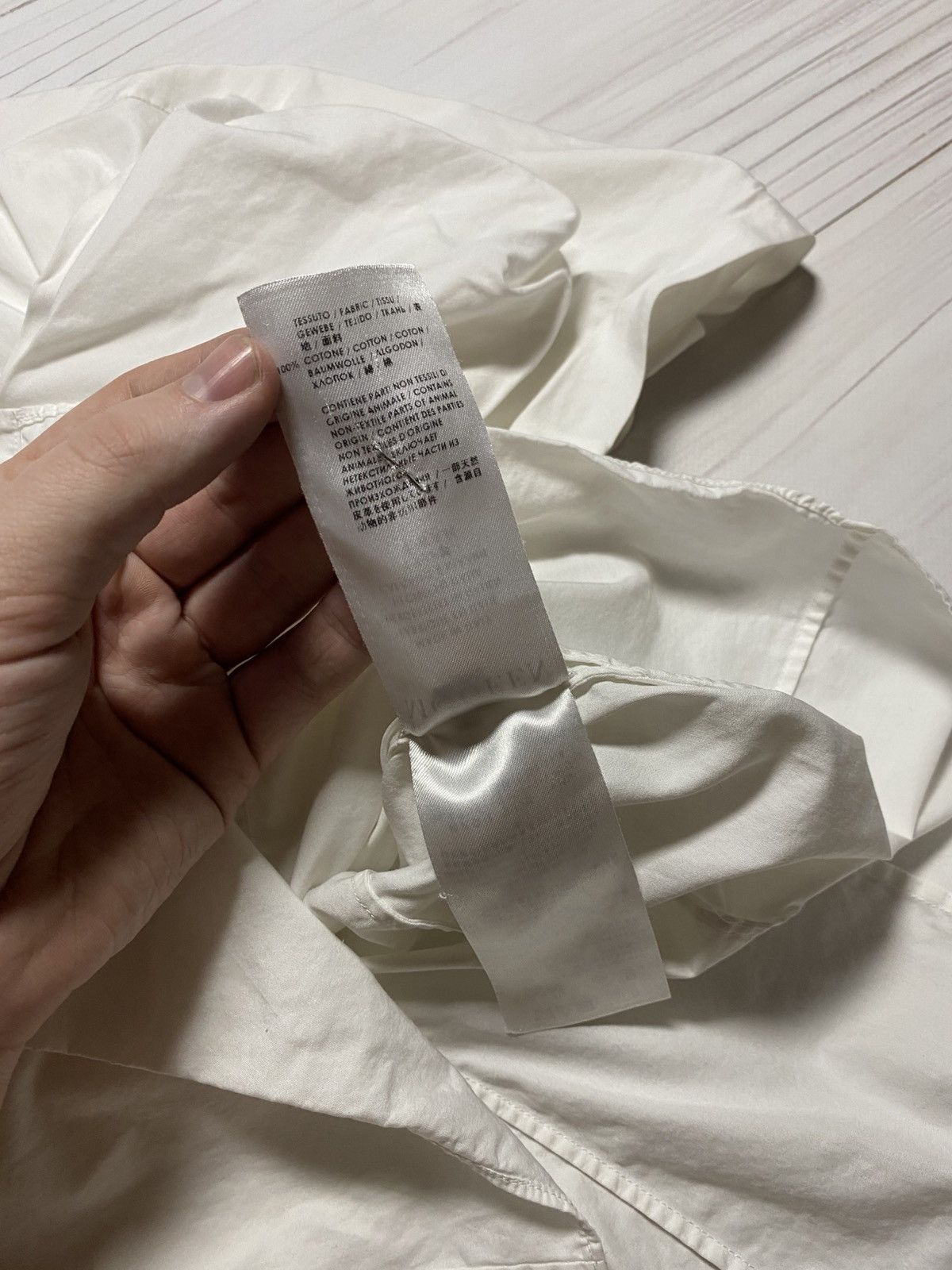 Alexander McQueen Alexander McQueen AW14 White Cotton Bows Side-Tie Shirt Size S / US 4 / IT 40 - 5 Thumbnail