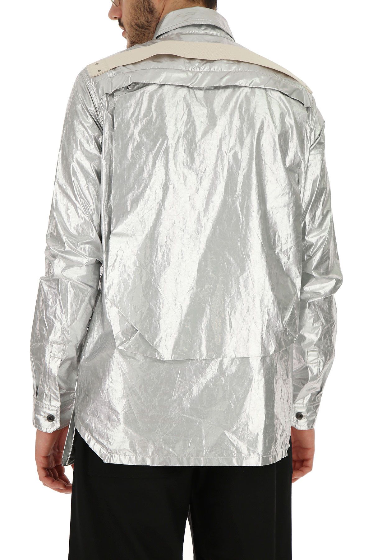 Rick Owens × Rick Owens Drkshdw 🔥75% OFF🔥 [SALE] Rick Owens Silver Cargo Pocket Overshirt Size US S / EU 44-46 / 1 - 5 Thumbnail