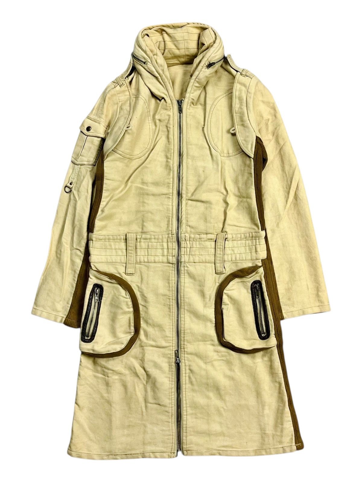 If Six Was Nine 2000s Lefua Lea - Apocalypse Cyber Long Bono Jacket Size US M / EU 48-50 / 2 - 4 Thumbnail
