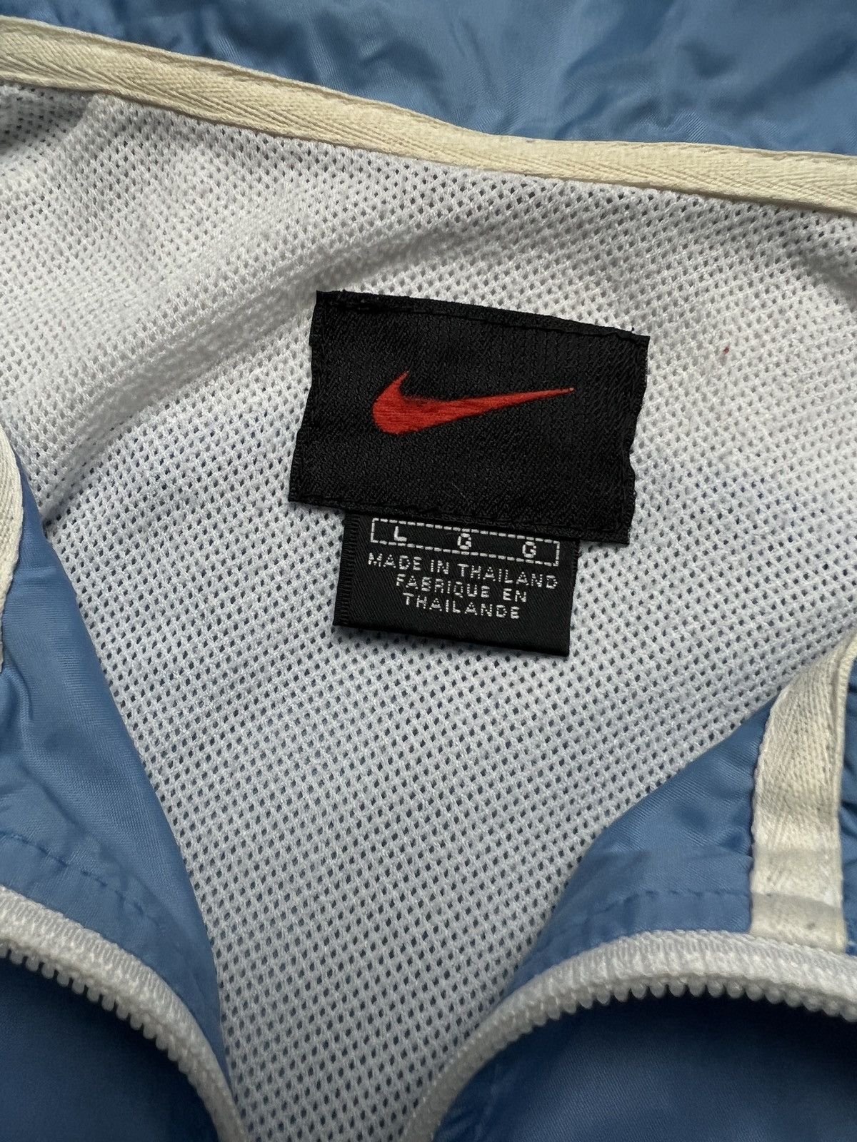 Nike 🇺🇸 Nike Vintage Zipper Jacket swoosh logo y2k 90s Zip-Up rare Size US L / EU 52-54 / 3 - 11 Thumbnail