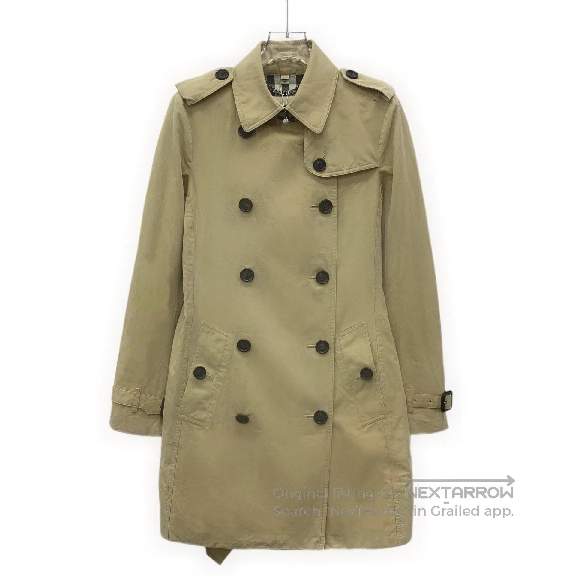 Burberry Burberry Brown Cotton Collar Double-breasted Long Sleeve B Size XS / US 0-2 / IT 36-38 - 1 Thumbnail