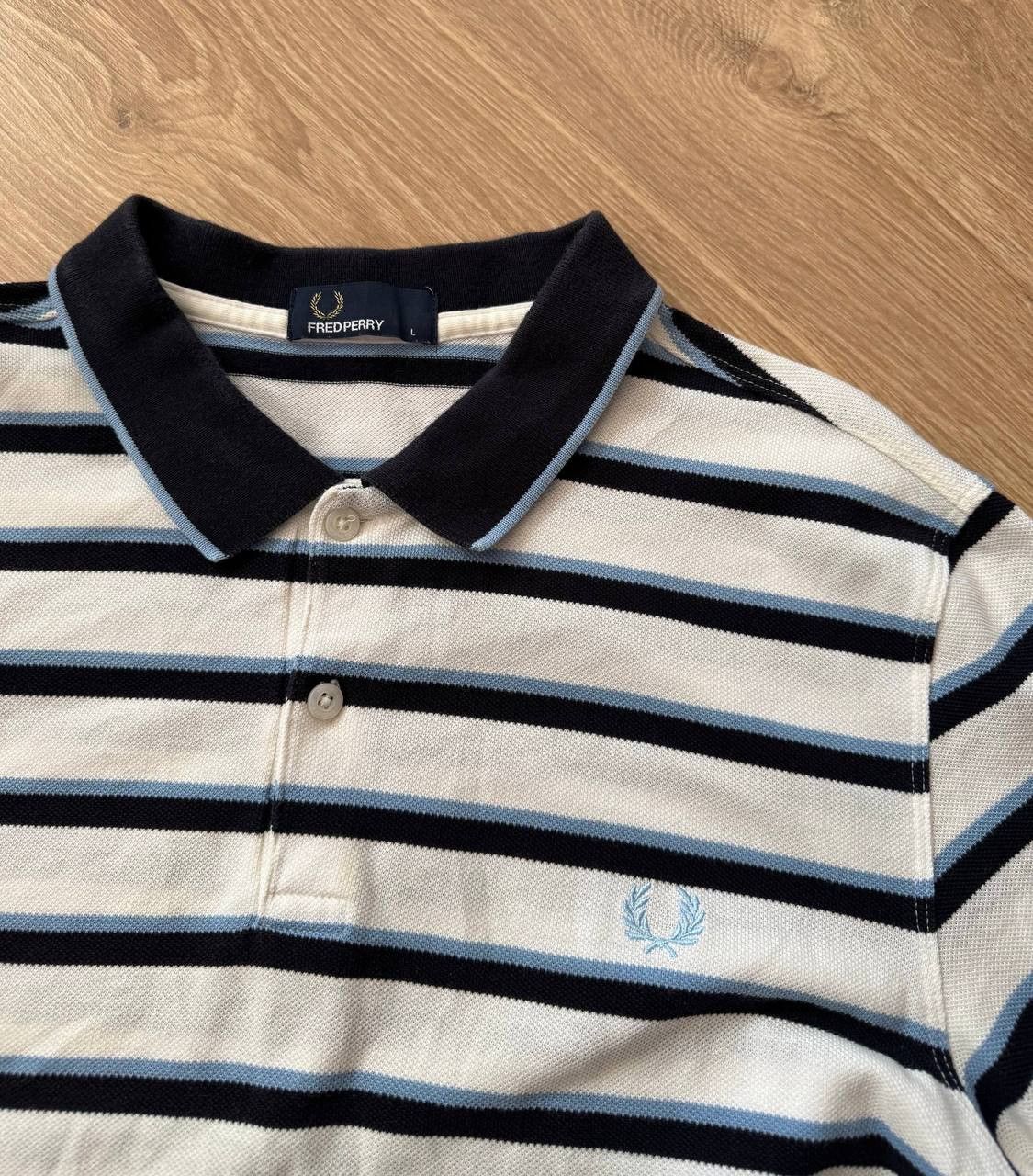 Fred Perry Vintage Fred Perry Striped Polo Shirt Size US L / EU 52-54 / 3 - 3 Thumbnail