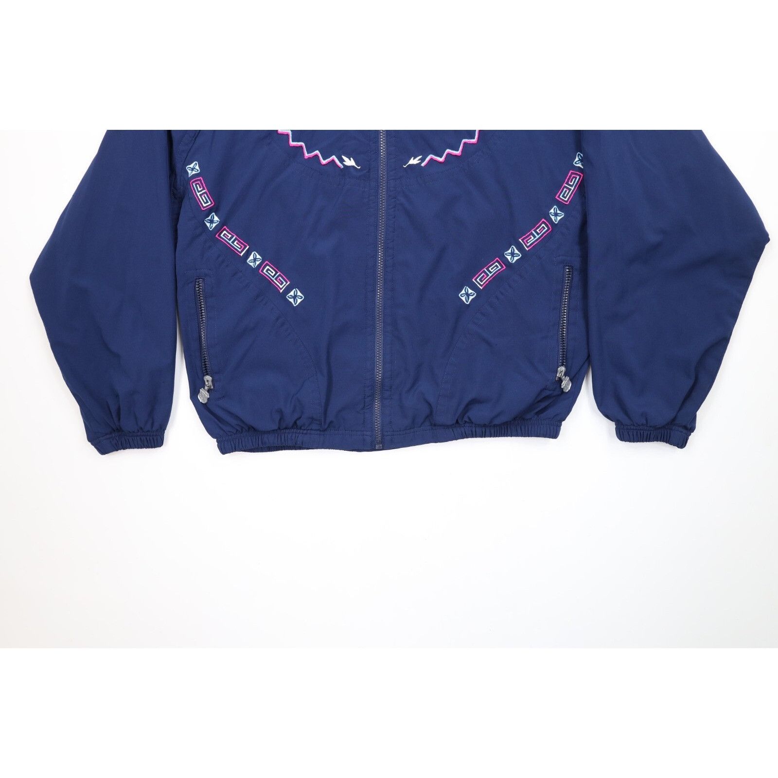 Vintage Vintage 90s Streetwear 2 Piece Geometric Flower Track Suit Size L / US 10 / IT 46 - 4 Thumbnail