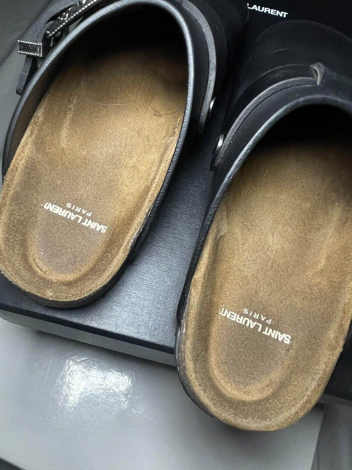 Saint Laurent Paris Saint Laurent Leather Jimmy Clog Size US 5 / IT 35 - 8 Thumbnail