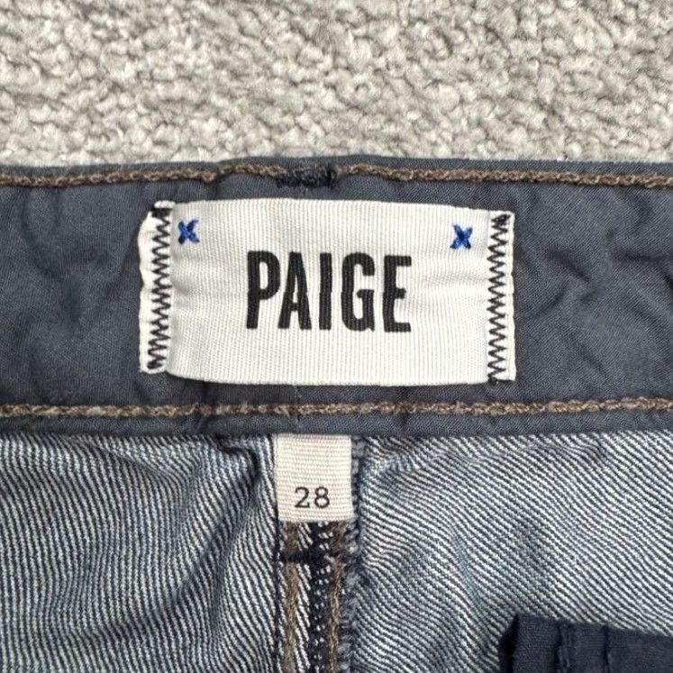 Paige Paige Skyline Jeans Womens 28 Denim Blue Mid Rise Skinny 5-Pocket Regular Inseam 30 inches City Streetwear Modern Casual Size 28" / US 6 / IT 42 - 7 Thumbnail