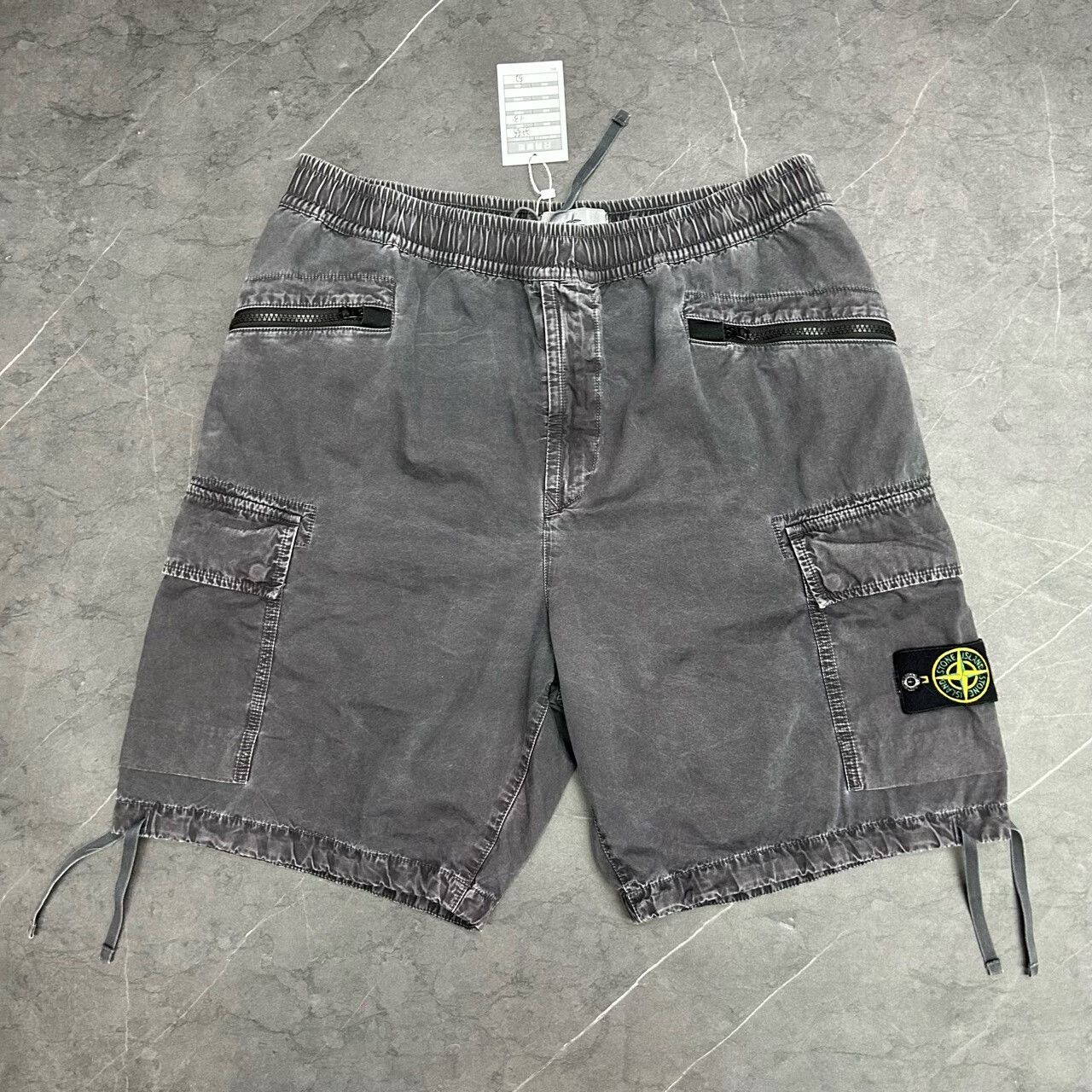 Stone Island Stone Island Wash Out Cargo Shorts Size US 34 / EU 50 - 1 Thumbnail