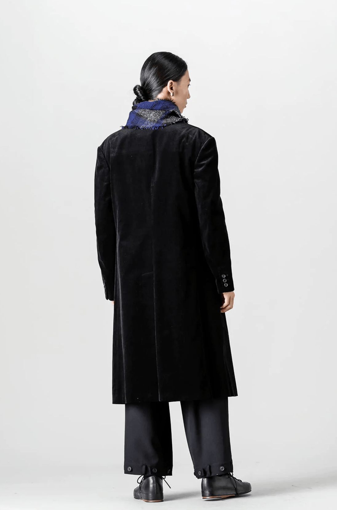 Yohji Yamamoto Yohji Yamamoto Homme - 22AW Stole Docking Corduroy Jacket Size US M / EU 48-50 / 2 - 9 Thumbnail