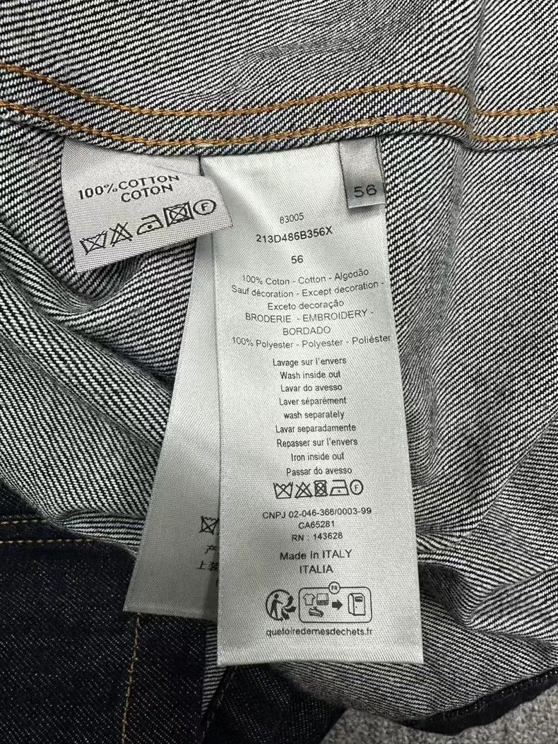 Dior Dior New embroidered denim jacket 2501-Nextarrow Size US XL / EU 56 / 4 - 4 Thumbnail