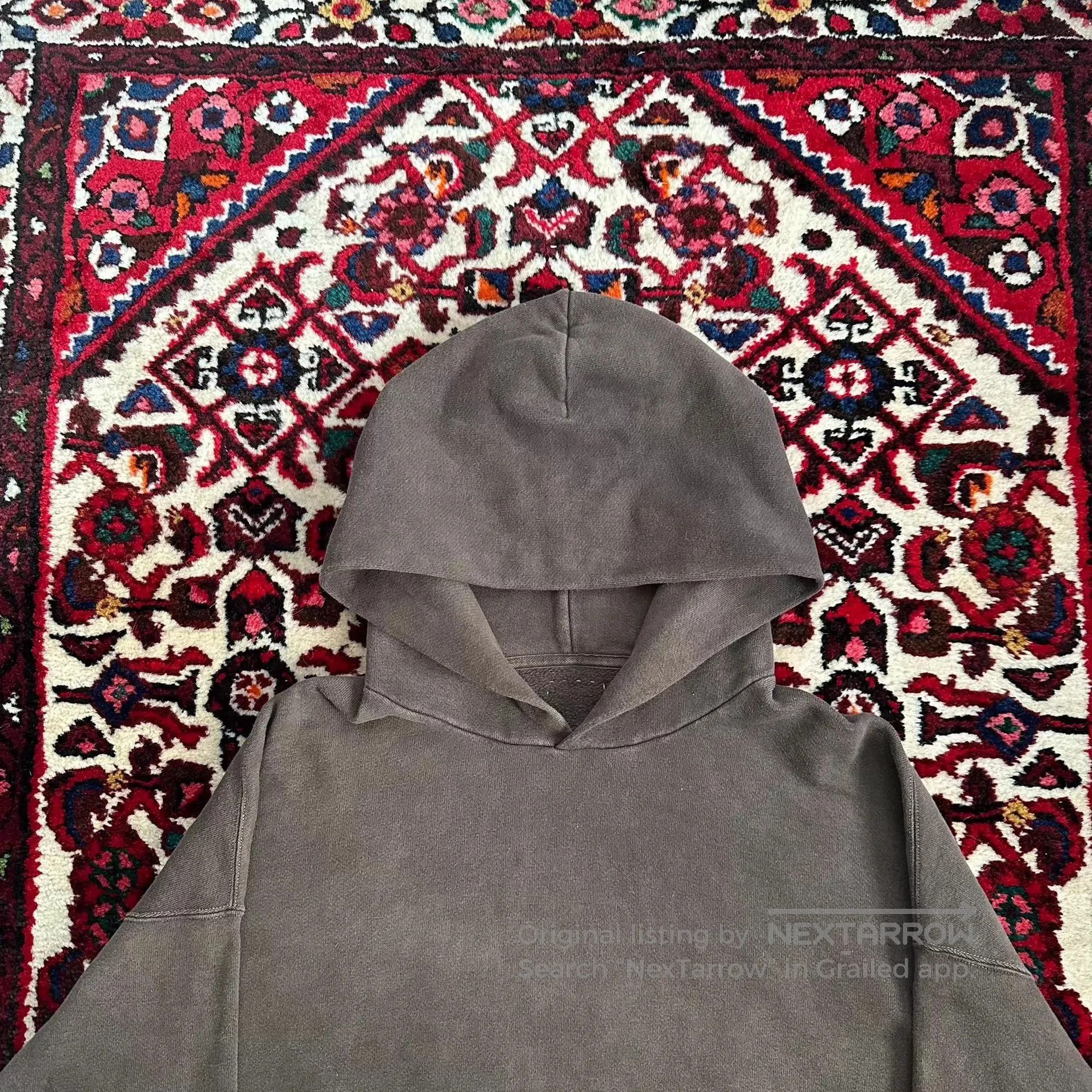 Visvim Brown Oversized Hoodie with Kangaroo Pocket. Size US S / EU 44-46 / 1 - 4 Thumbnail