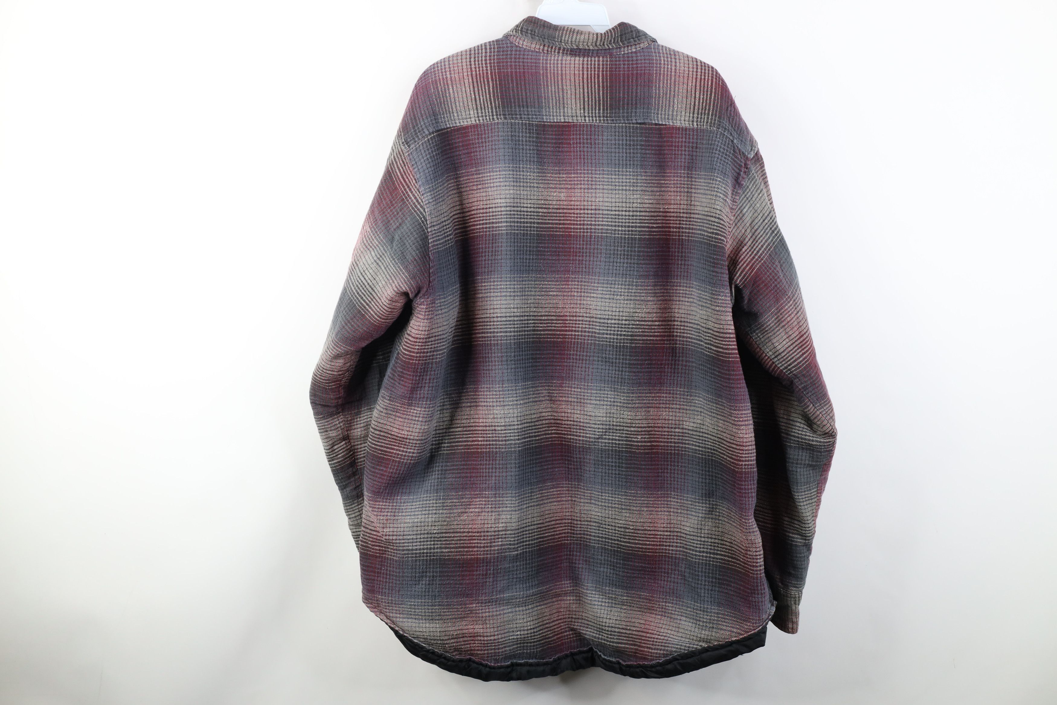 FiveBrother Vintage 90s Five Brother Flannel Snap Button Shirt Jacket Size US L / EU 52-54 / 3 - 10 Thumbnail