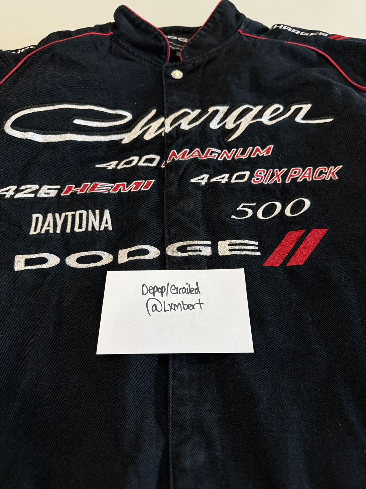 JH Design Vintage JH Design Dodge Charger racing jacket Size US L / EU 52-54 / 3 - 1 Thumbnail
