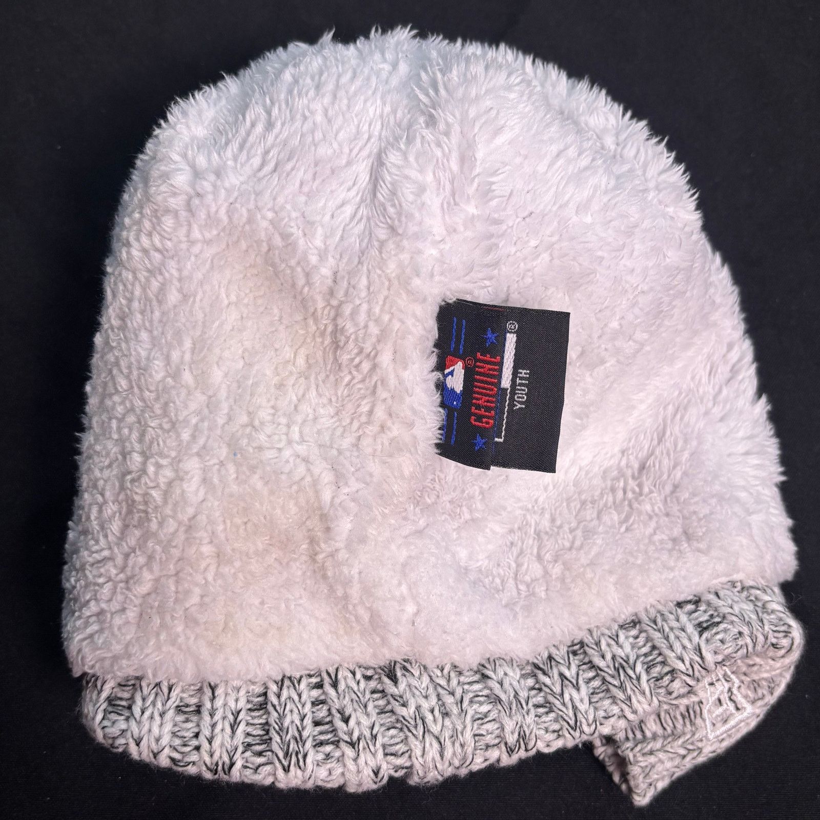 MLB Gray Chicago White Sox Pom Kids Beanie Size ONE SIZE - 6 Thumbnail