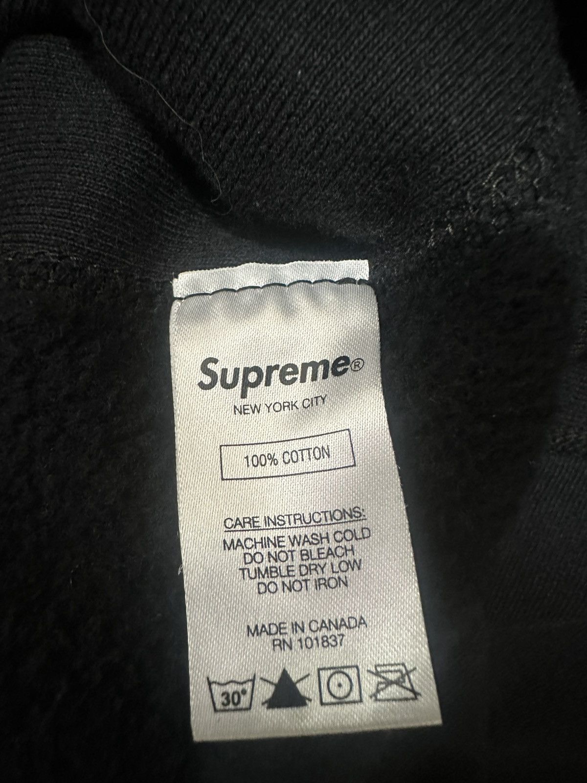 Supreme Supreme cross logo hoodie Black Size US M / EU 48-50 / 2 - 5 Thumbnail