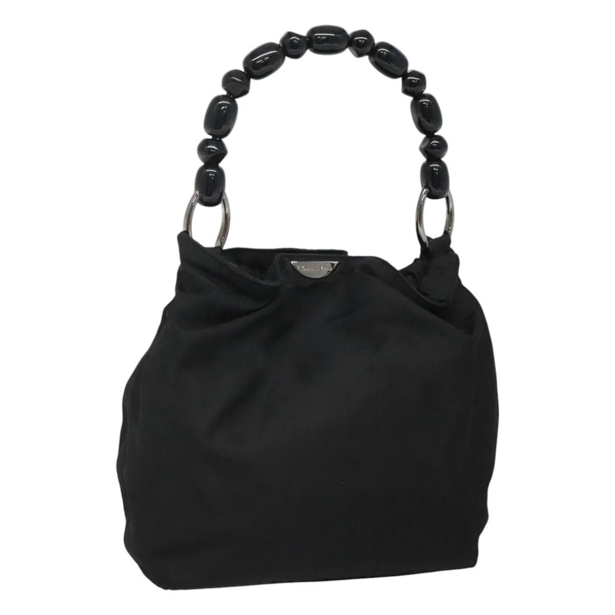 Dior DIOR Maris Pearl Shoulder Bag Nylon Black Silver Size ONE SIZE - 1 Thumbnail