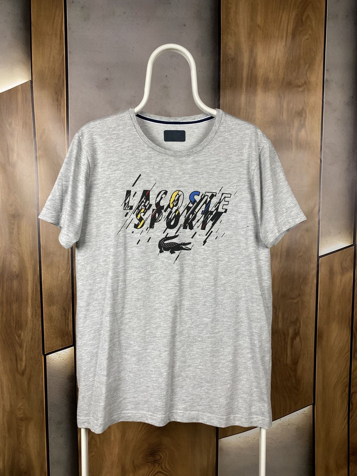Lacoste 🐊T-Shirt Lacoste Sport Big Logo Tee🐊 Size US L / EU 52-54 / 3 - 1 Thumbnail