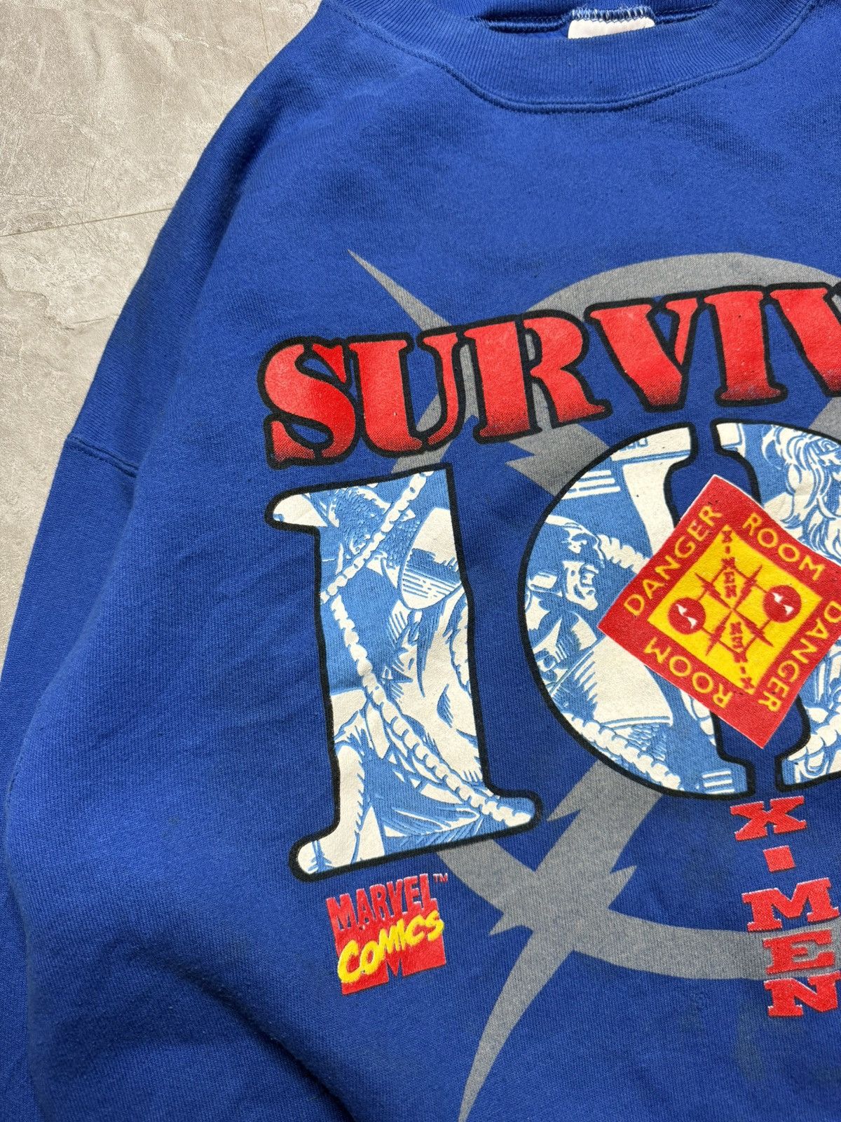Vintage Vintage Marvel X-Men 1993 Saturdays Hero Sweatshirt Size US L / EU 52-54 / 3 - 4 Thumbnail