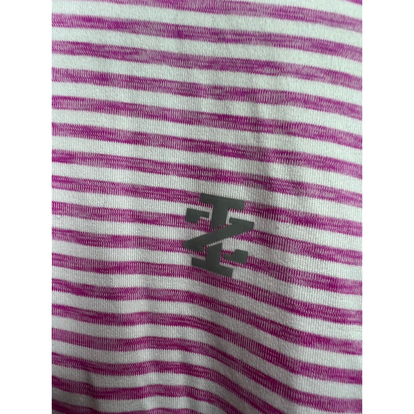 Izod Izod Golf Polo Shirt Men's Large Pink Stripes Short Sleeve Size US L / EU 52-54 / 3 - 4 Thumbnail