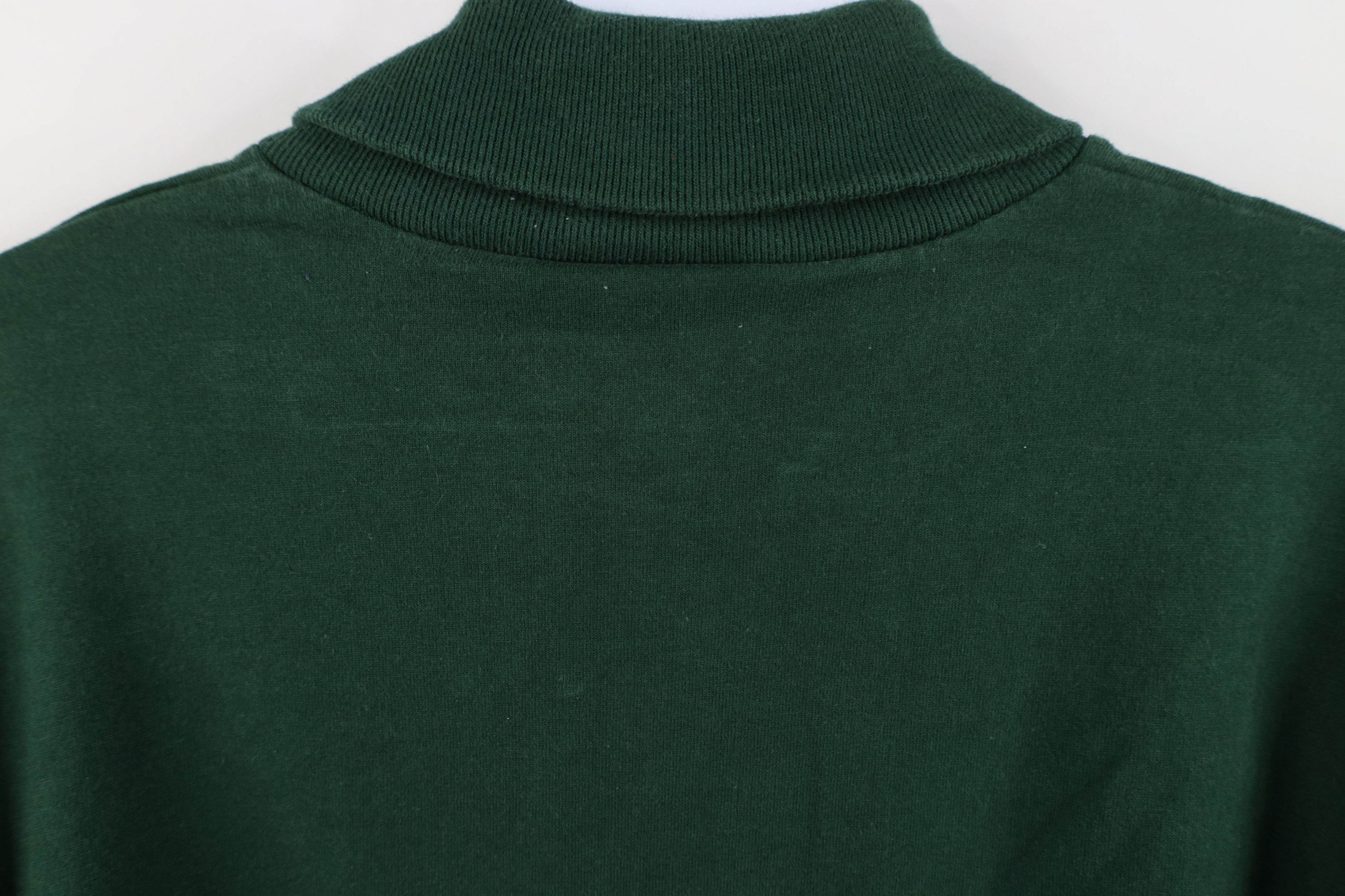 Vintage Vintage 90s Streetwear Heavyweight Turtleneck T-Shirt Green Size US XXL / EU 58 / 5 - 11 Thumbnail