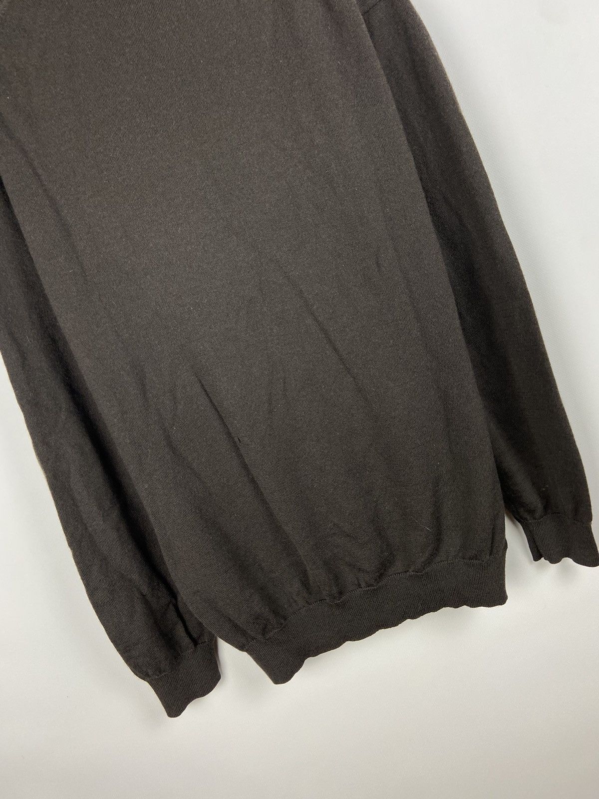 Balmain × Vintage Vintage Balmain Sweatshirt Collared Button Long Sleeve Wool Size US XL / EU 56 / 4 - 20 Thumbnail