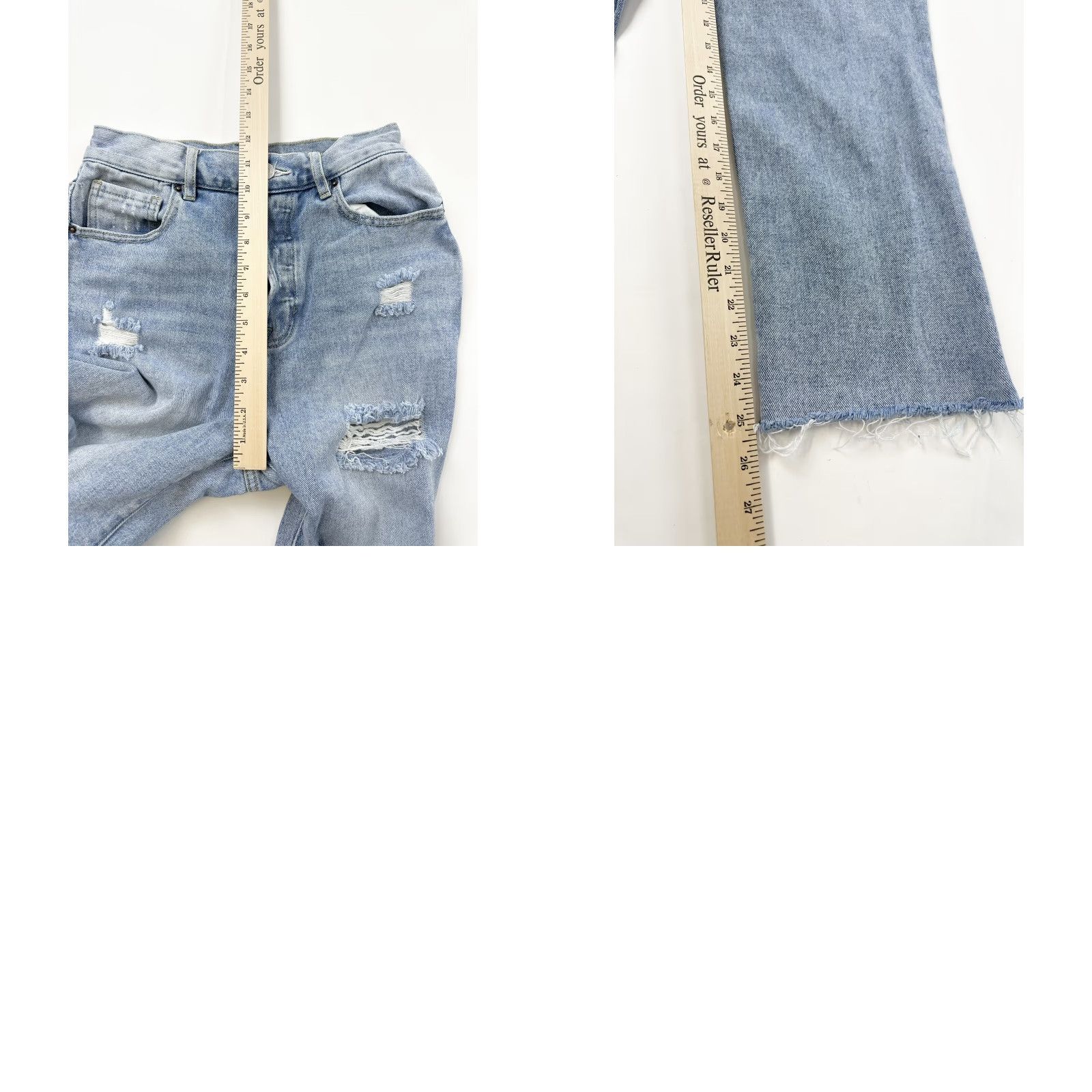 Pacsun VINTAGE PacSun Jeans 26 Blue Distressed High Rise Straight Womens Jeans 26 Blue Distressed High Rise Straight Size 26" / US 2 / IT 38 - 8 Thumbnail