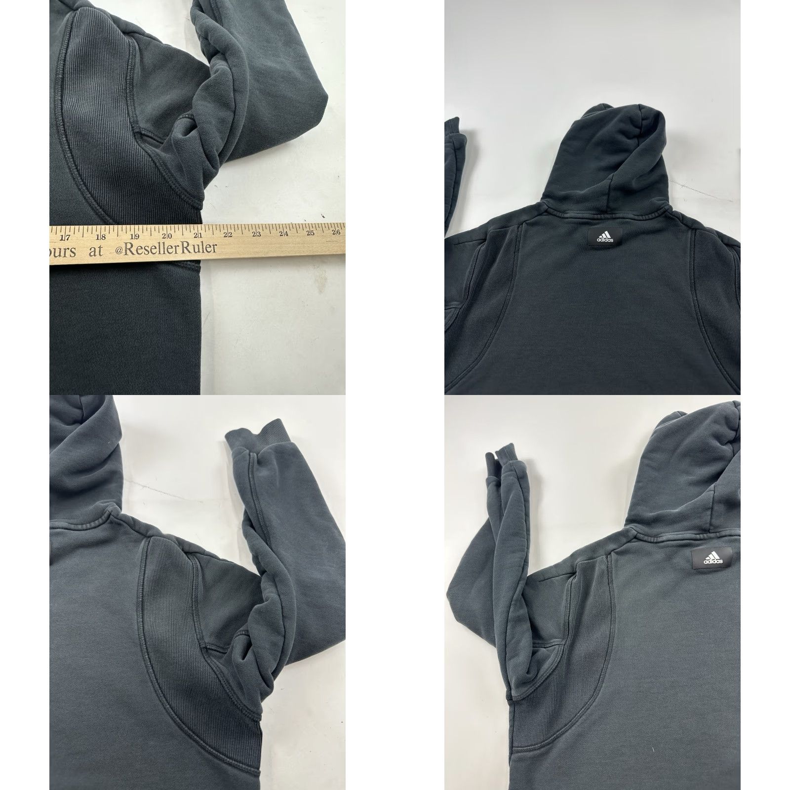 Adidas Adidas Hoodie Sweatshirt Mens Small Black Pullover Hooded Logo Casual Big Logo Size US S / EU 44-46 / 1 - 9 Thumbnail