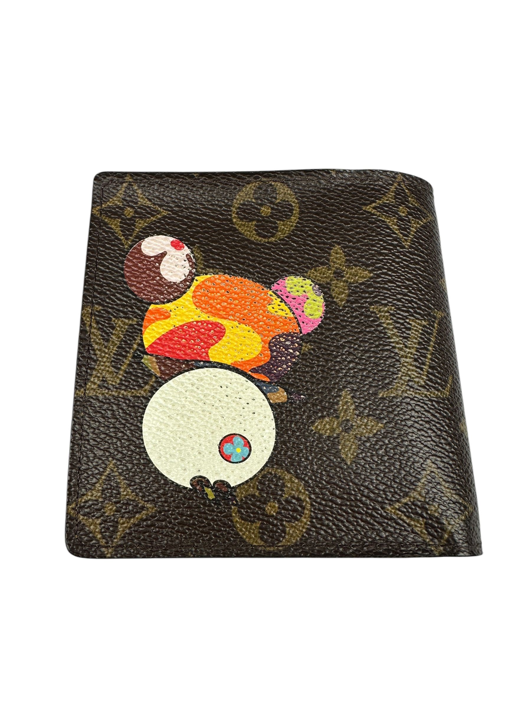 Louis Vuitton × Takashi Murakami Louis Vuitton x Murakami Monogram Panda Marco Bifold Wallet Size ONE SIZE - 2 Thumbnail