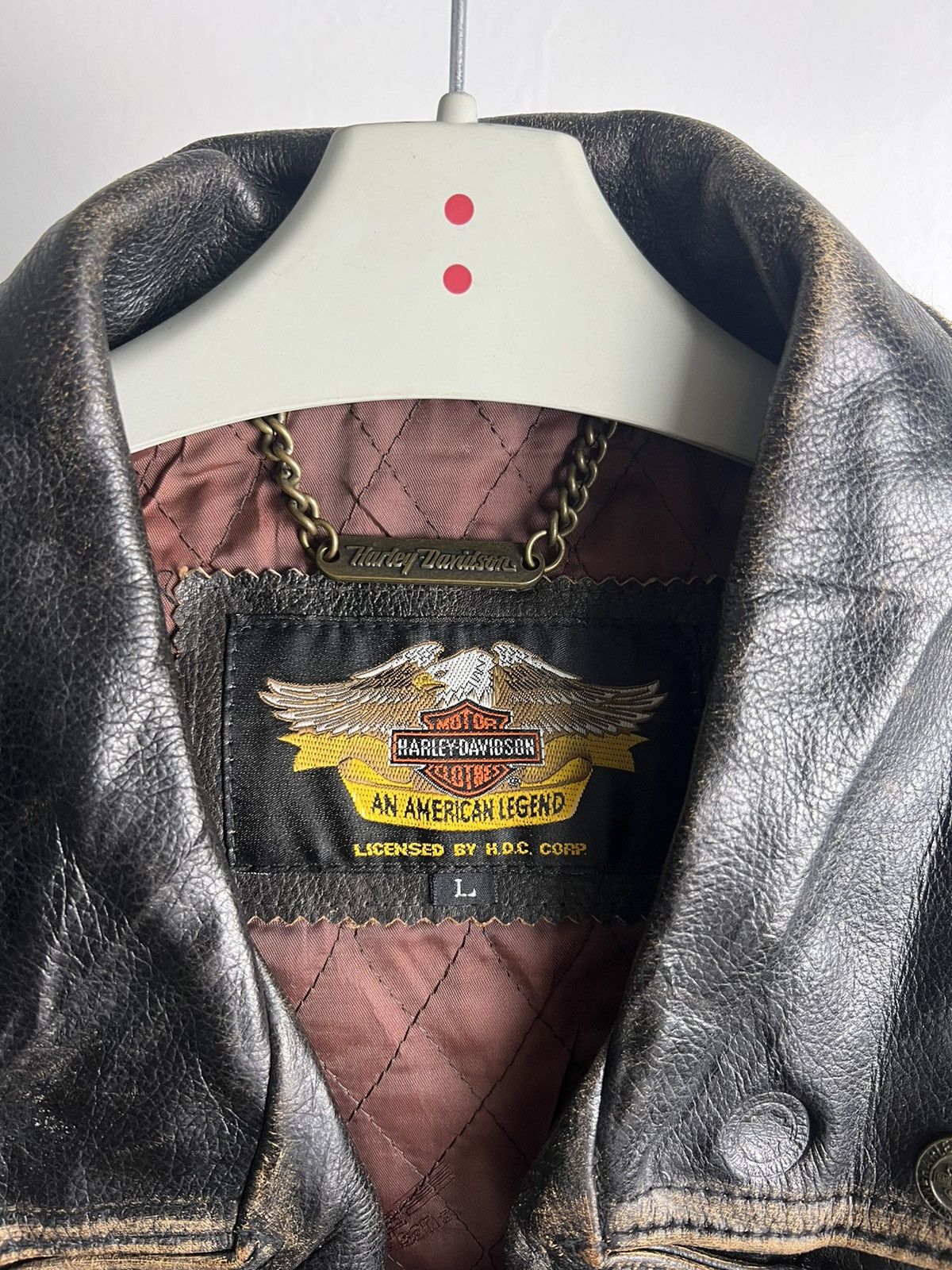 Genuine Leather × Harley Davidson × Vintage Vintage 1980s Harley Davidson Sleeveless Leather Jackets Size US L / EU 52-54 / 3 - 5 Thumbnail