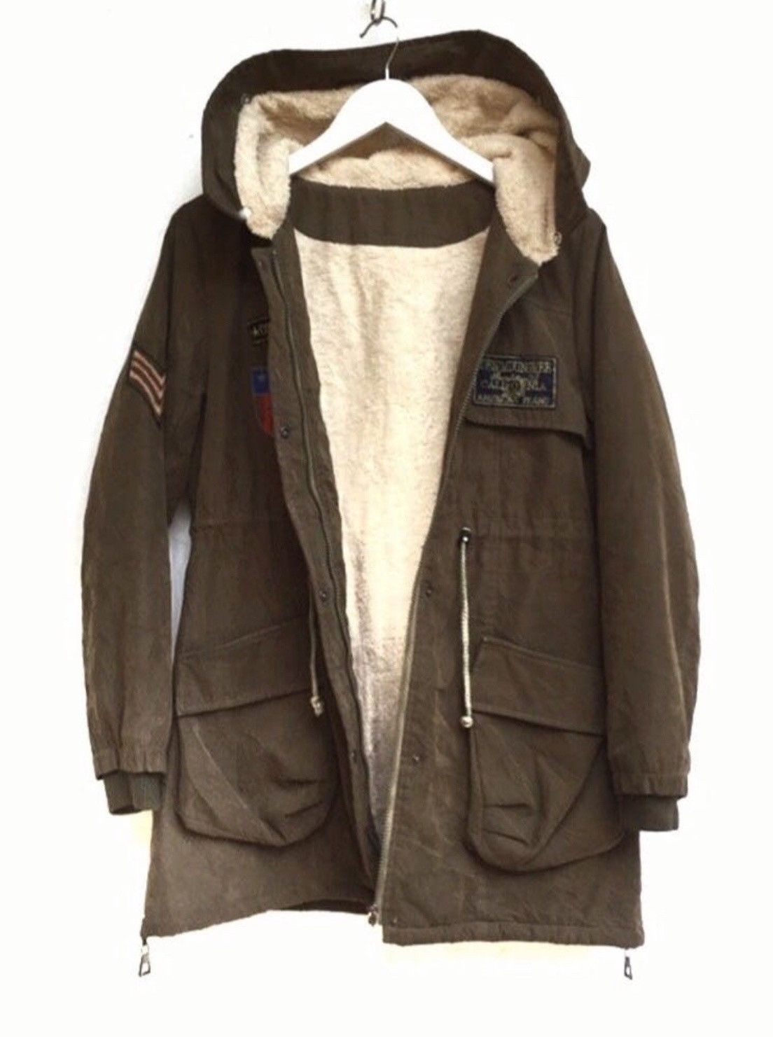 Vintage Giorgio Armani Military Winter Hoodies Jacket Size M / US 6-8 / IT 42-44 - 3 Thumbnail