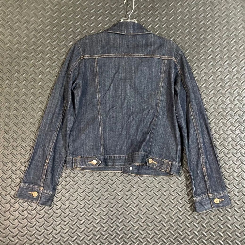 Wrangler Wrangler Denim Jacket Women's Small Dark Wash Jean Button Up 1947 Western Style Size 28" / US 6 / IT 42 - 2 Thumbnail