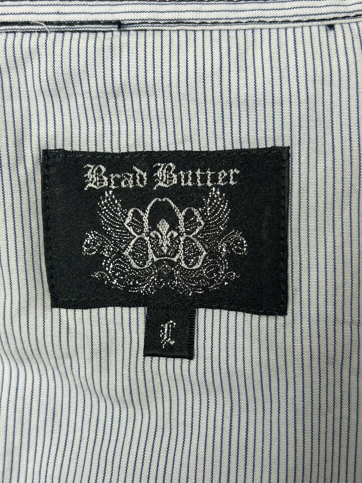 14th Addiction Brad Butter Embroidered Button Up Size US L / EU 52-54 / 3 - 12 Thumbnail