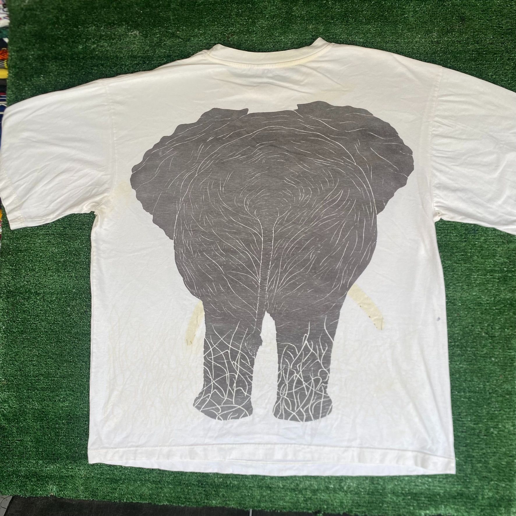 Vintage Vintage 90s Elephant Nature Shirt Animal Artwork AOP Tee Size US XL / EU 56 / 4 - 6 Thumbnail
