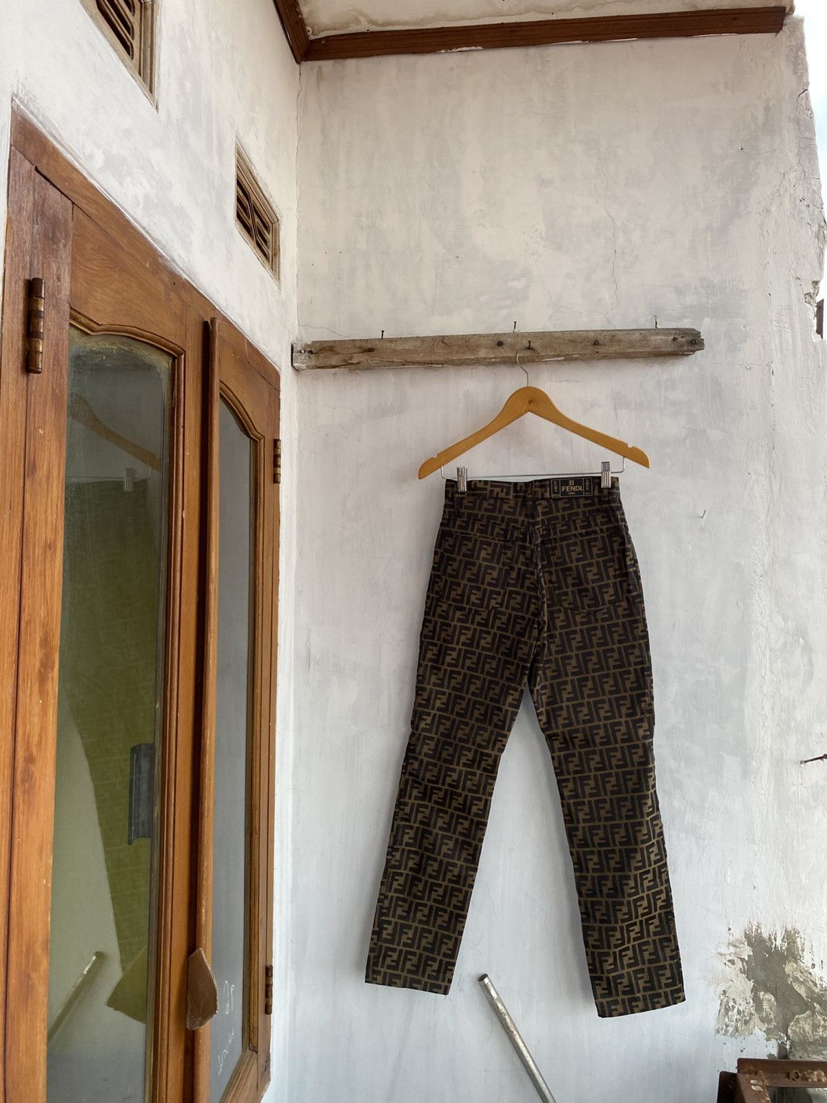 Fendi vintage monogram pants Size 27" / US 4 / IT 40 - 1 Thumbnail