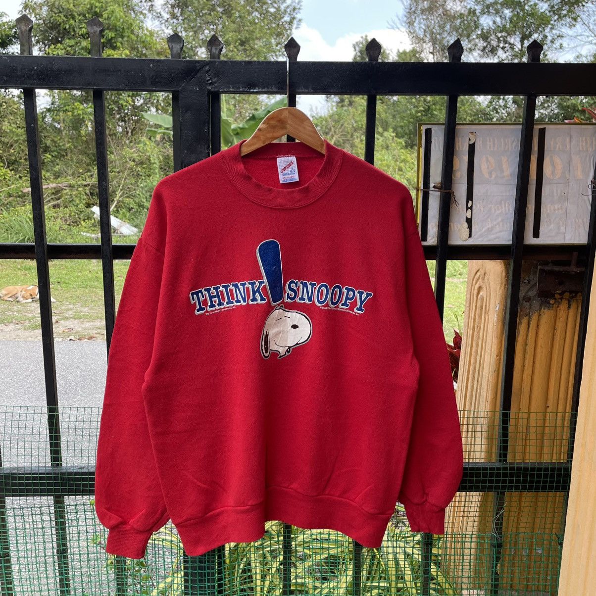 Peanuts 🔥Vintage 90s Peanuts Snoopy Crewneck Jumper Sweatshirts Size US M / EU 48-50 / 2 - 1 Thumbnail