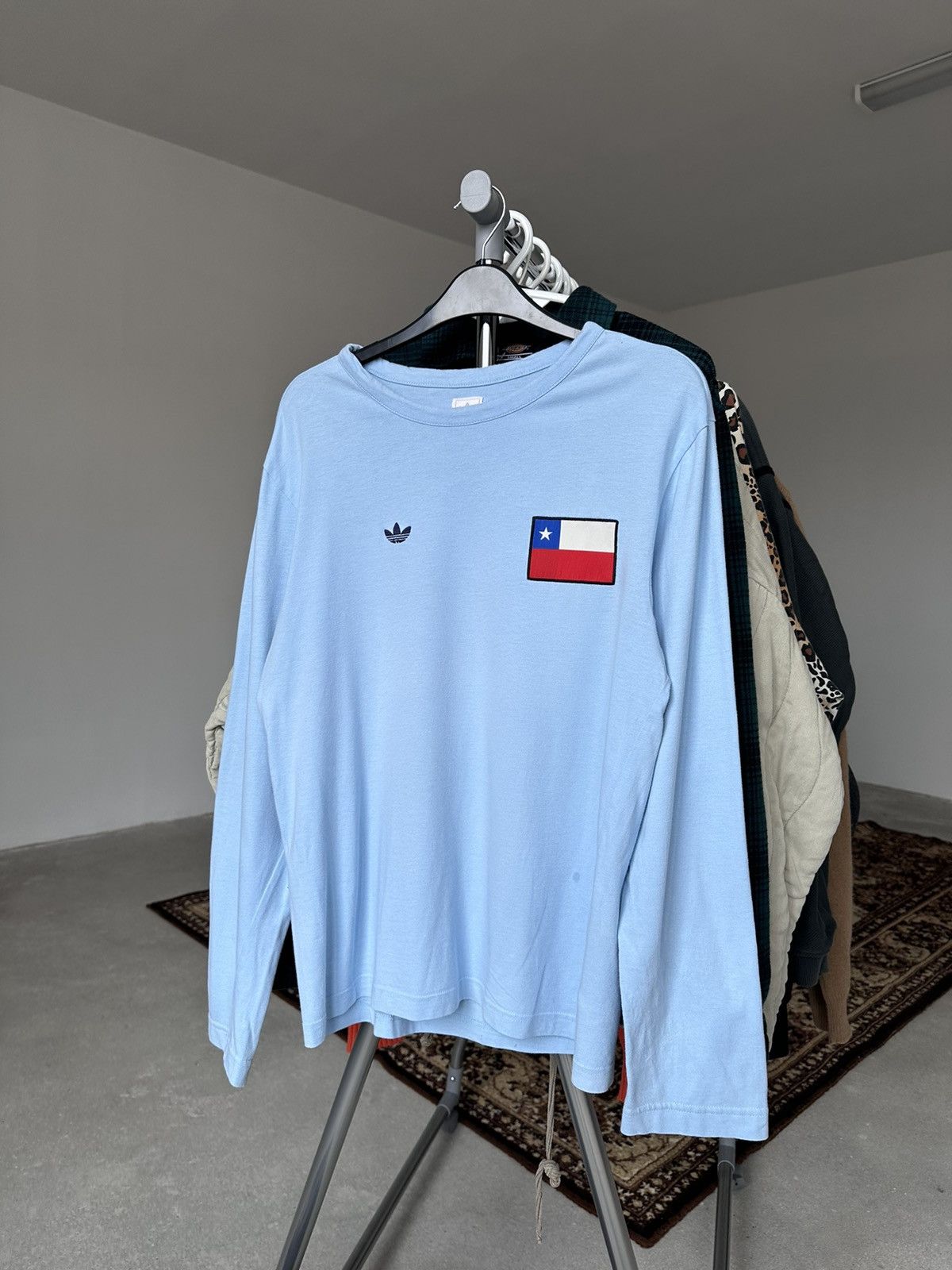 Adidas × Vintage Vintage Adidas Chili Flag Long Sleeve Size US S / EU 44-46 / 1 - 3 Thumbnail