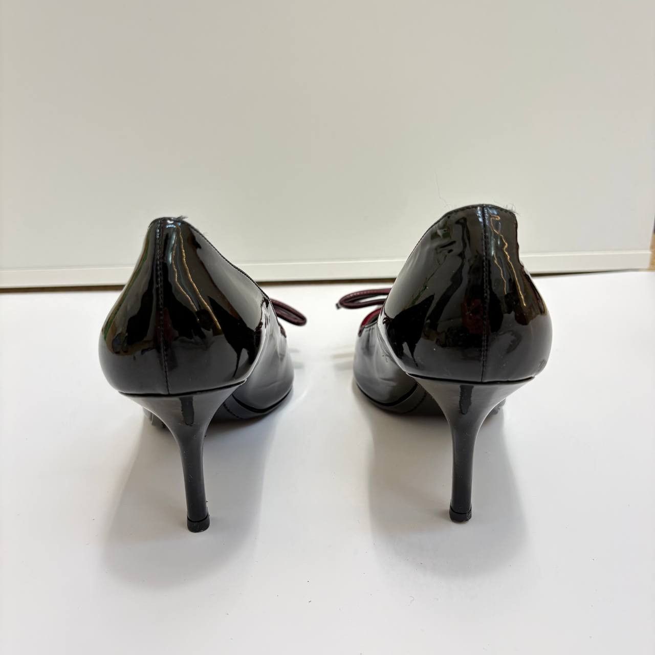 Prada Prada Patent Leather Heels Size US 7 / IT 37 - 6 Thumbnail