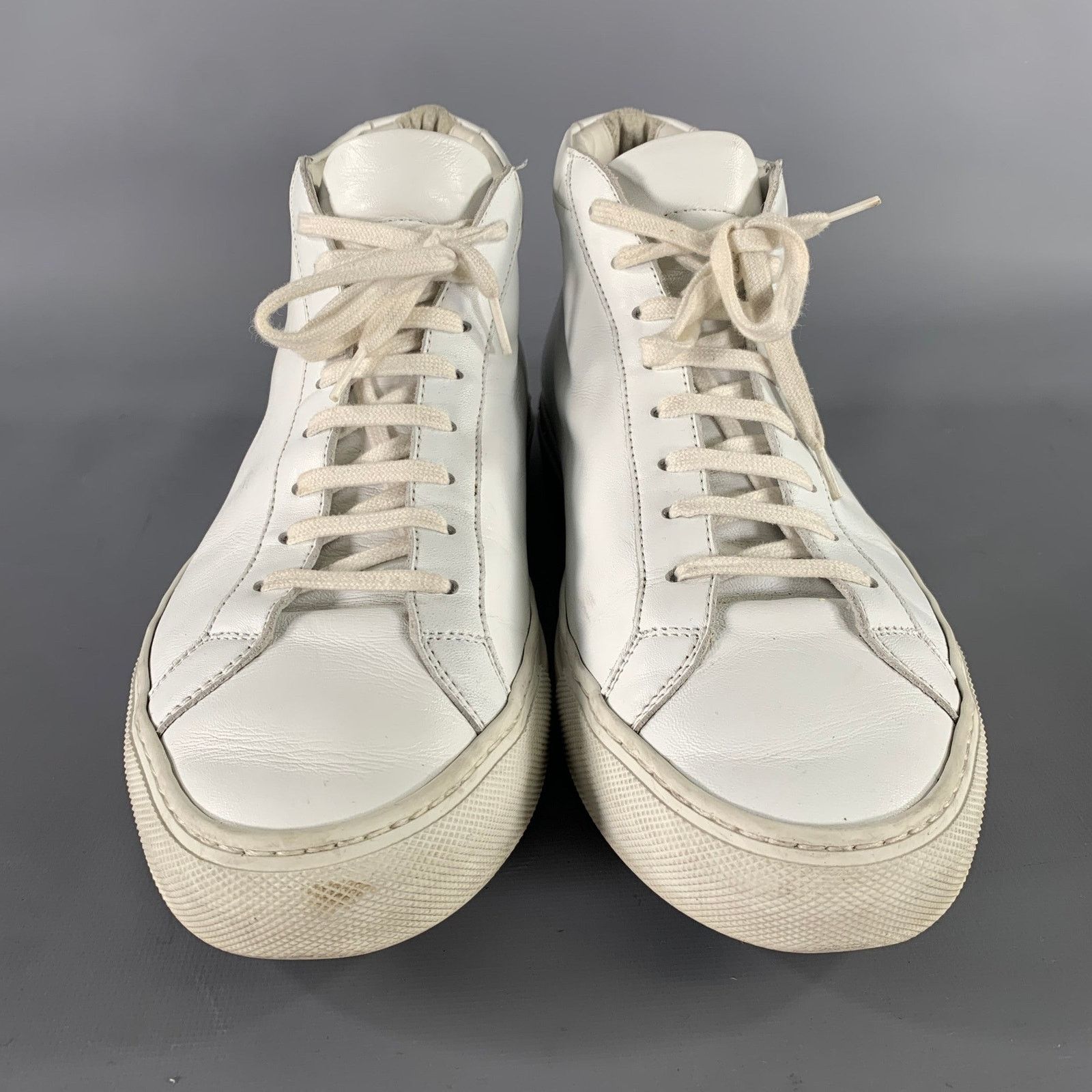 Common Projects COMMON PROJECTS Size 8 White Leather Lace Up Sneakers Size US 8 / EU 41 - 4 Thumbnail