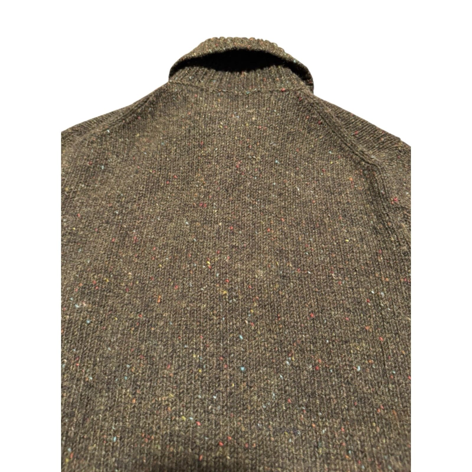 J.Crew J.CREW Kilcarra Donegal Wool Shawl Collar Cardigan Sweater Green Men’s Medium M Size M / US 6-8 / IT 42-44 - 7 Thumbnail