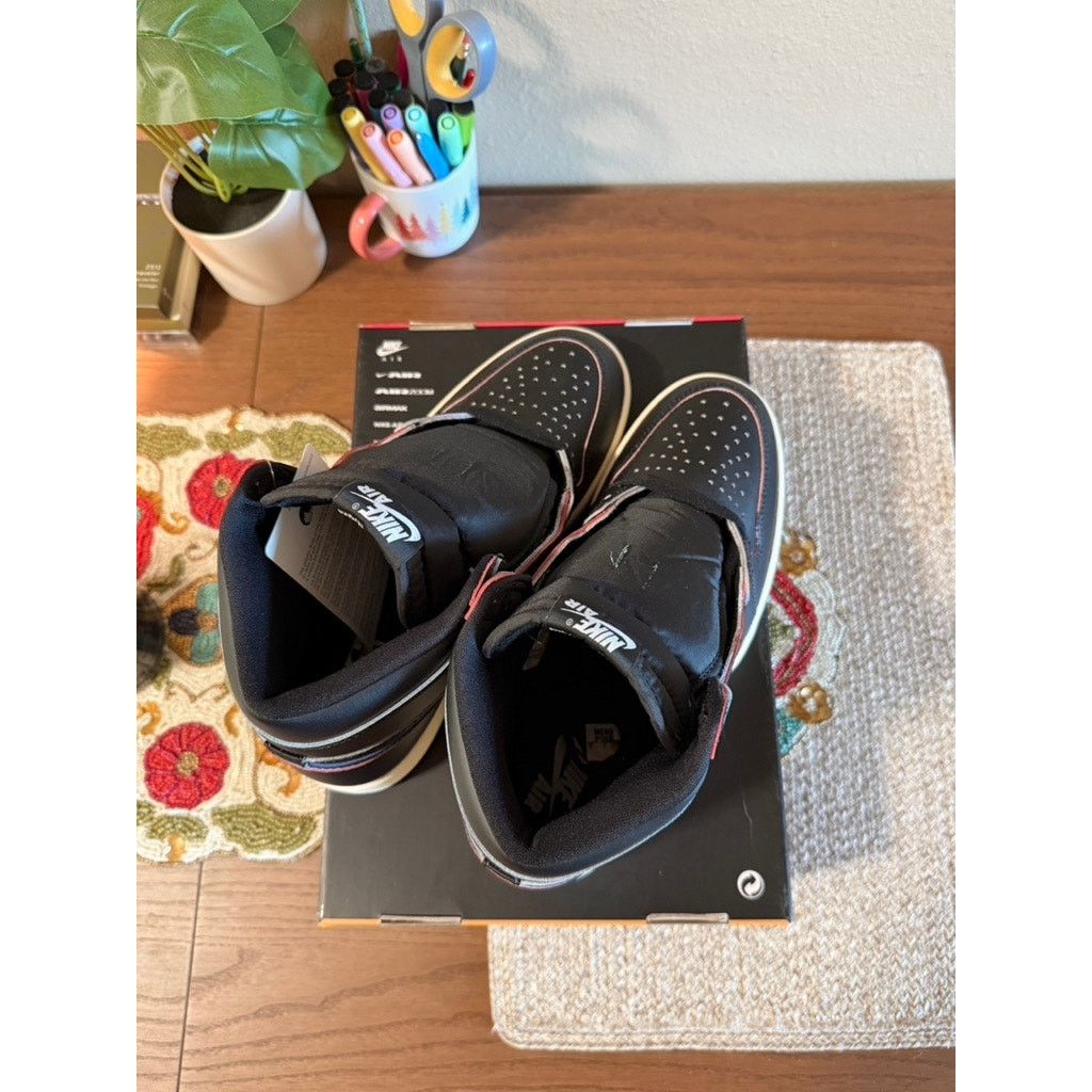 Jordan Brand × Nike Jordan 1 Retro High OG Self Expression Black Muslin Red Size US 8.5 / EU 41-42 - 5 Thumbnail