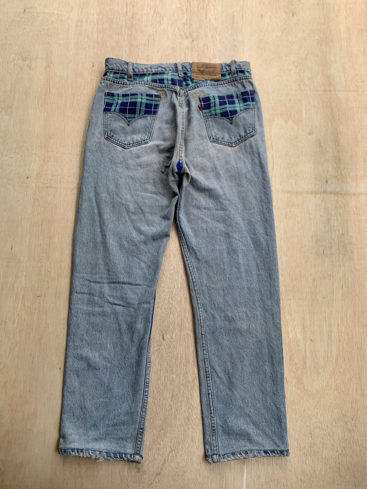 Japanese Brand × Levi's Vintage Clothing × Vintage Vintage Levis Orange Tab Distressed Denim Jeans Size US 34 / EU 50 - 1 Thumbnail