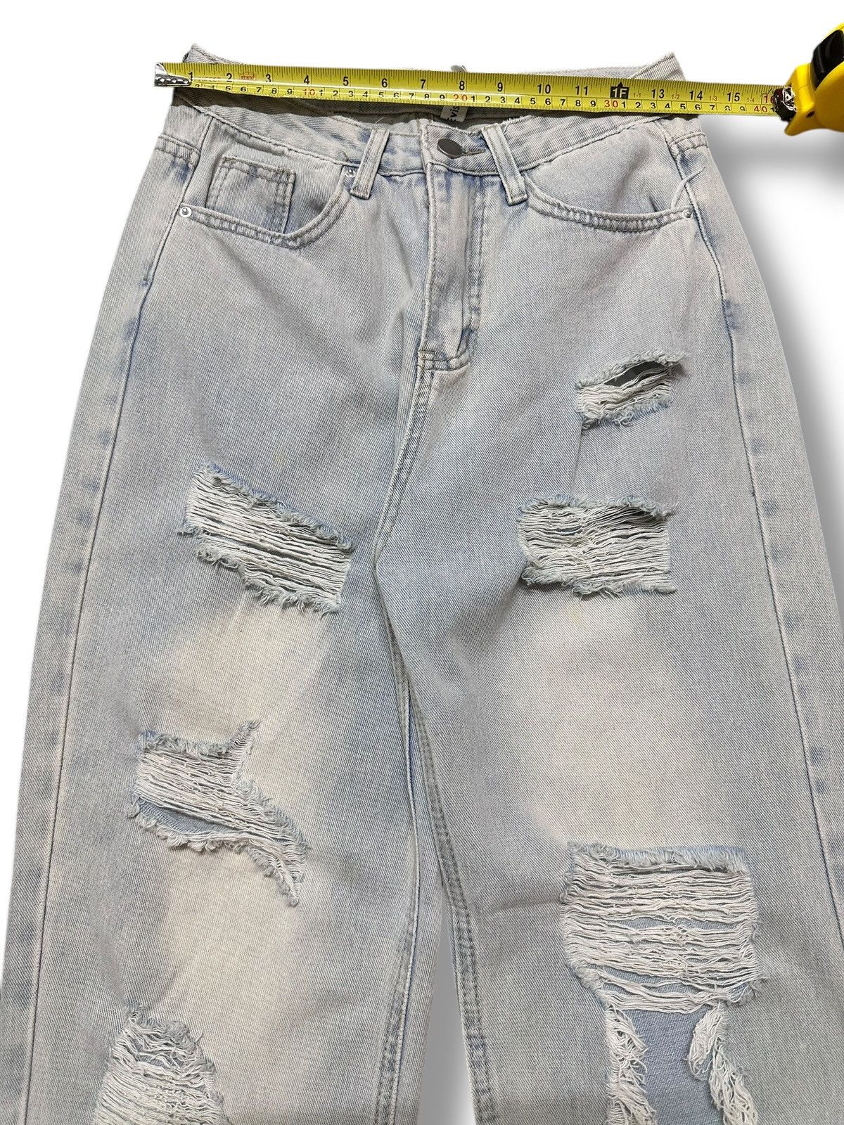 Japanese Brand Distressed Jeans With Baggy Loose Style Size US 28 / EU 44 - 13 Thumbnail