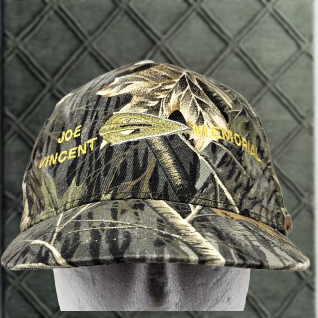 Vintage VINTAGE Joe Vincent Memorial Hat Cap Snap Back Camouflage Hunting Mens Cap Snapback Green One Size Camouflage Hunting Mens Daystone Size ONE SIZE - 1 Thumbnail