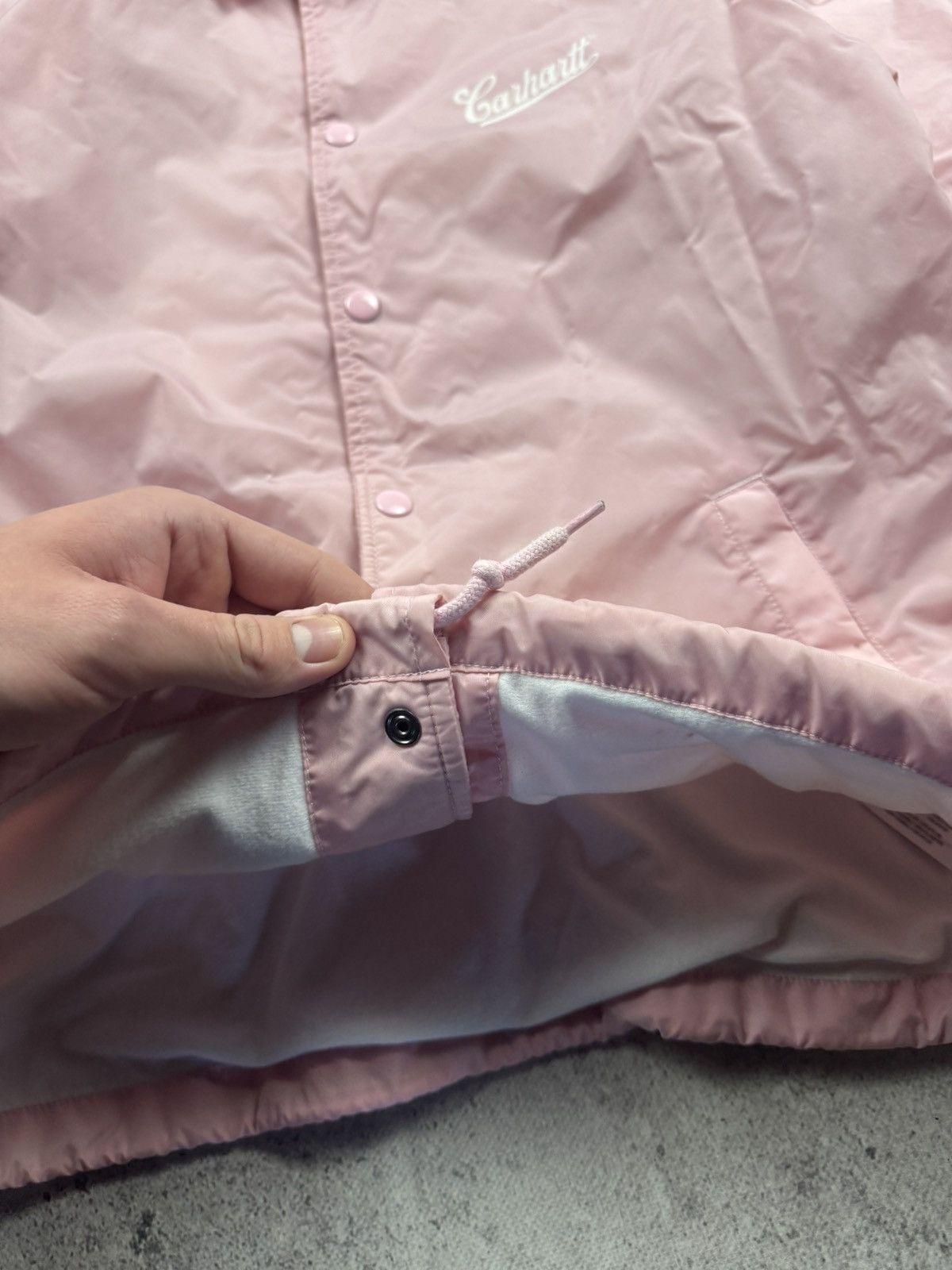 Carhartt Vintage Carhartt Y2K Pink Nylon Jacket Windbreaker Japanese Size M / US 6-8 / IT 42-44 - 6 Thumbnail