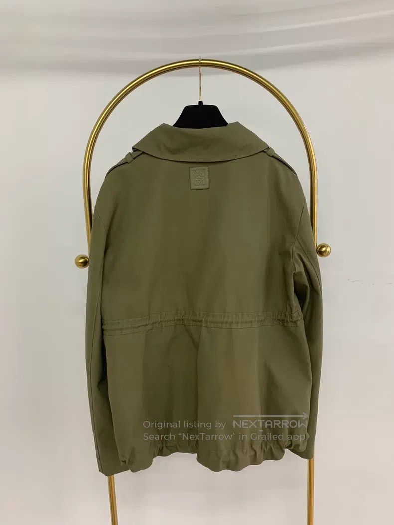 Loewe Loewe Military Green Multi-Pocket Windbreaker Jacket, Loos Size XXS / US 00 / IT 34 - 3 Thumbnail