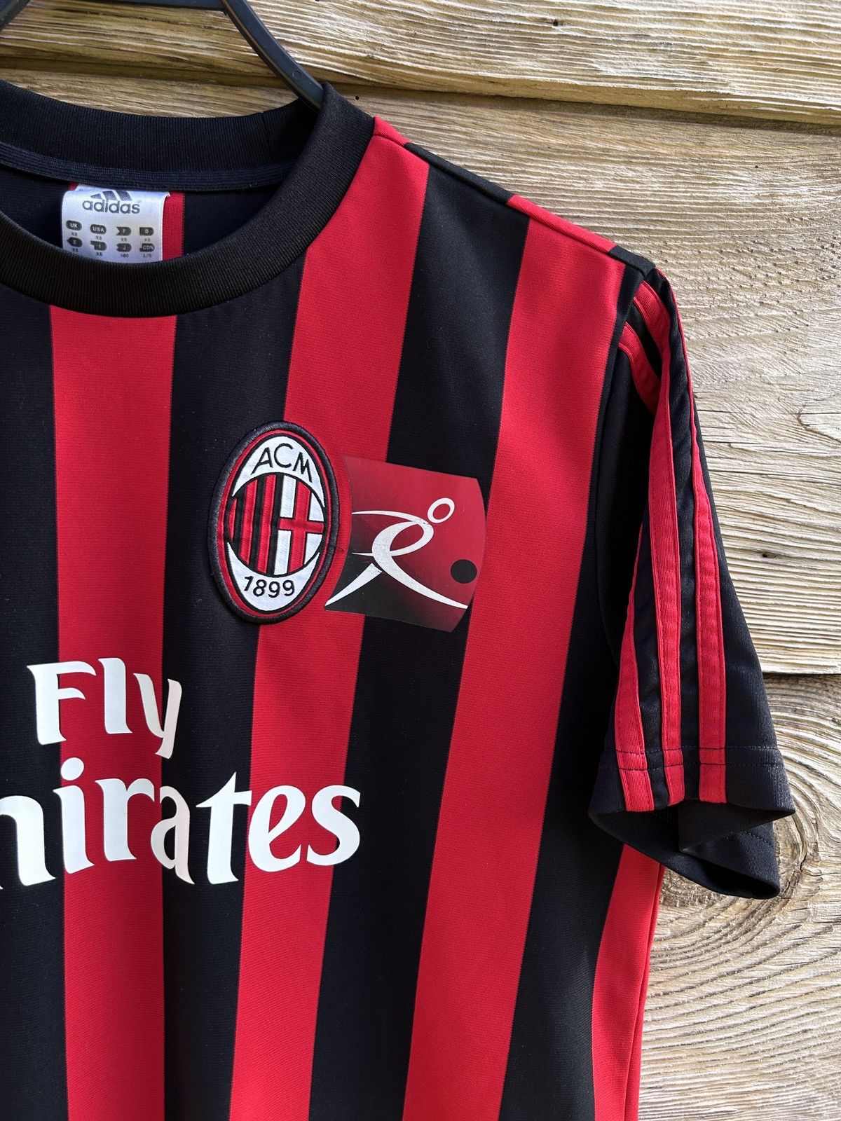 Adidas Adidas Ac Milan 2017/18 Home San Paolo Backprint Jersey Size US XS / EU 42 / 0 - 2 Thumbnail