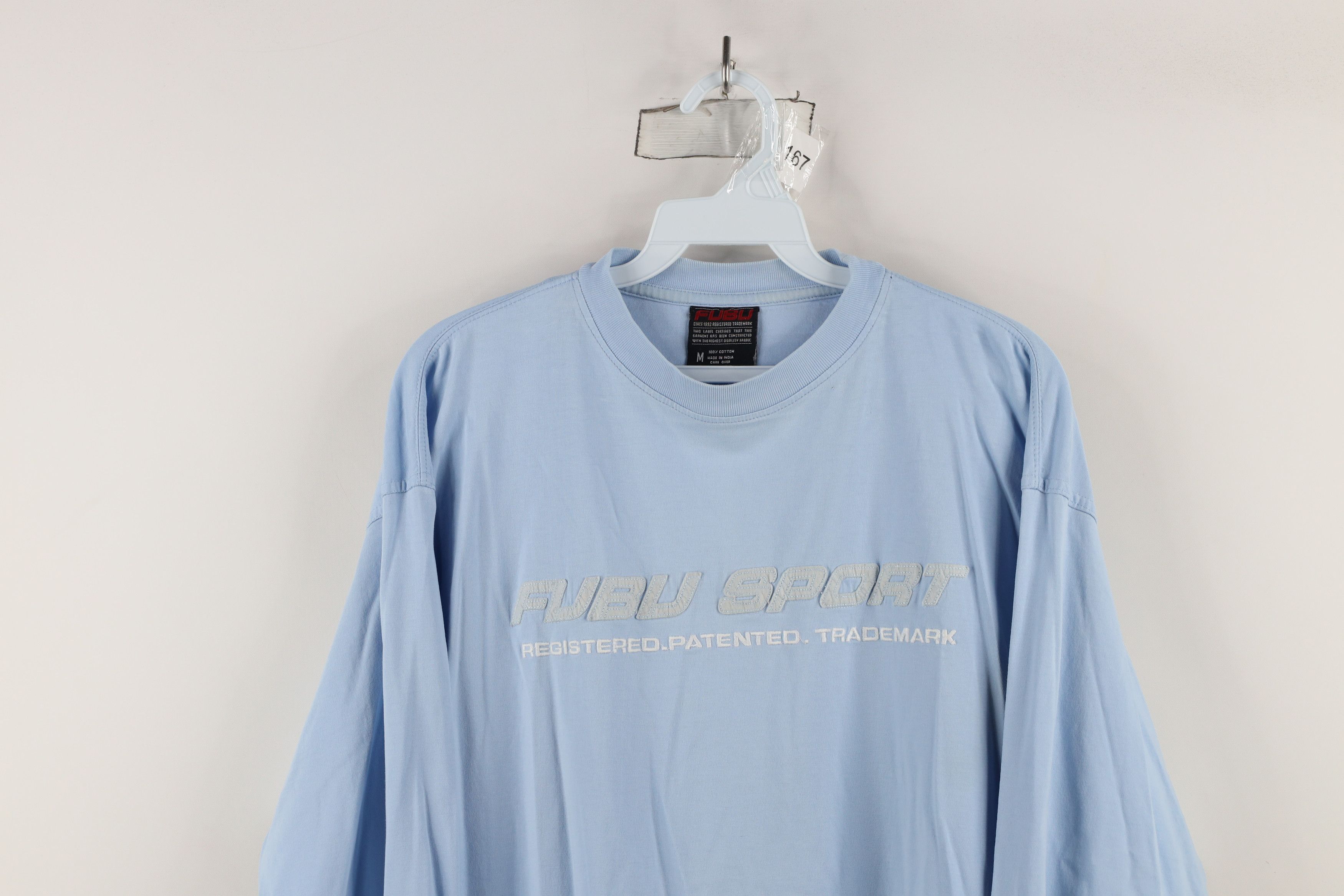 Fubu × Vintage Vintage 90s Y2K FUBU Sport Distressed Long Sleeve T-Shirt Size US M / EU 48-50 / 2 - 2 Thumbnail